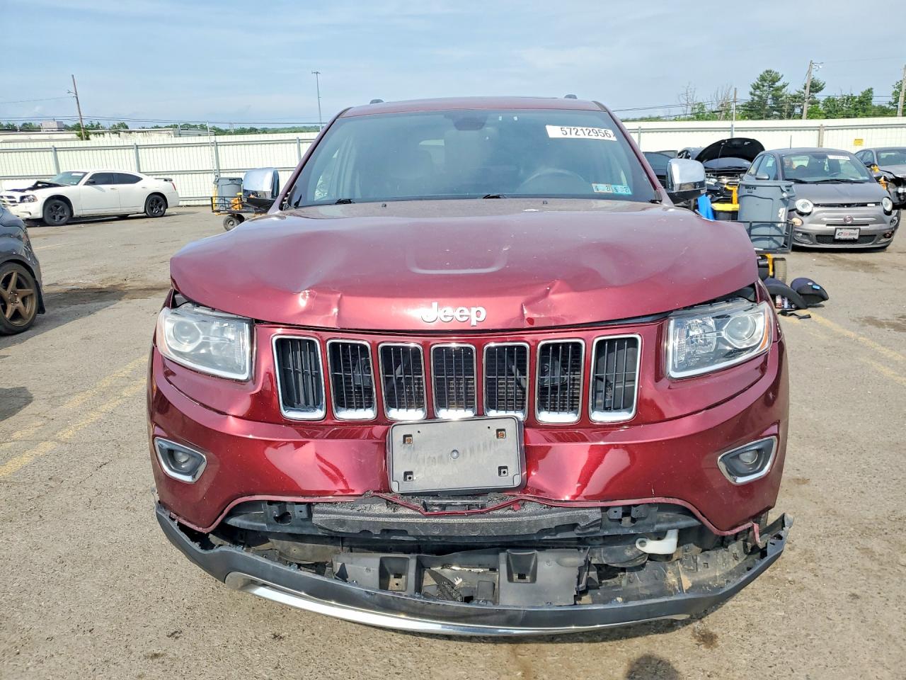2016 Jeep Grand Cherokee Limited Бордовый vin: 1C4RJFBG6GC357435