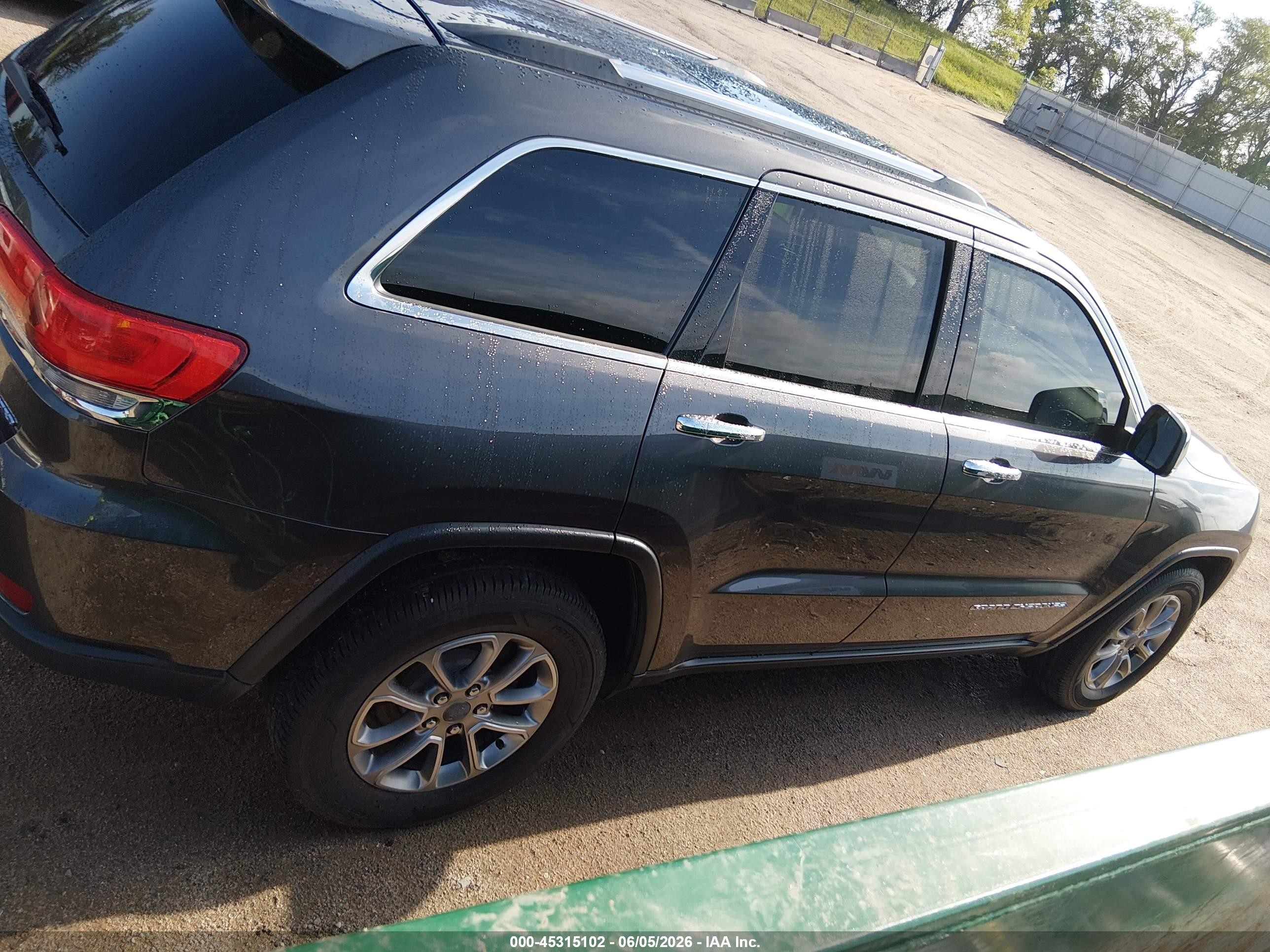 2016 Jeep Grand Cherokee Limited Gray vin: 1C4RJFBG6GC382061
