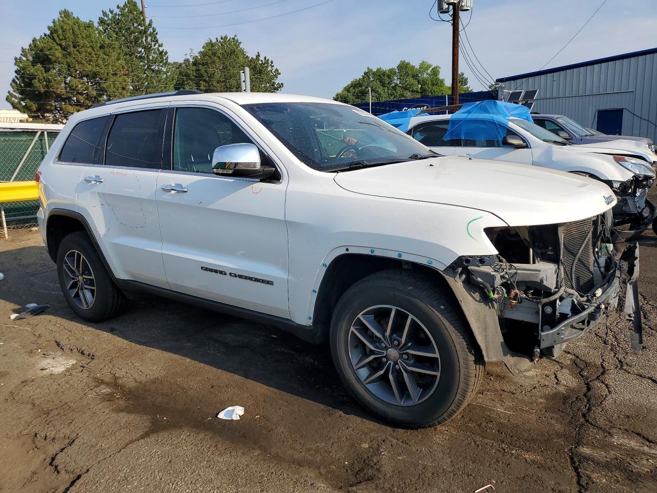 2017 Jeep Grand Cherokee Limited White vin: 1C4RJFBG6HC887213