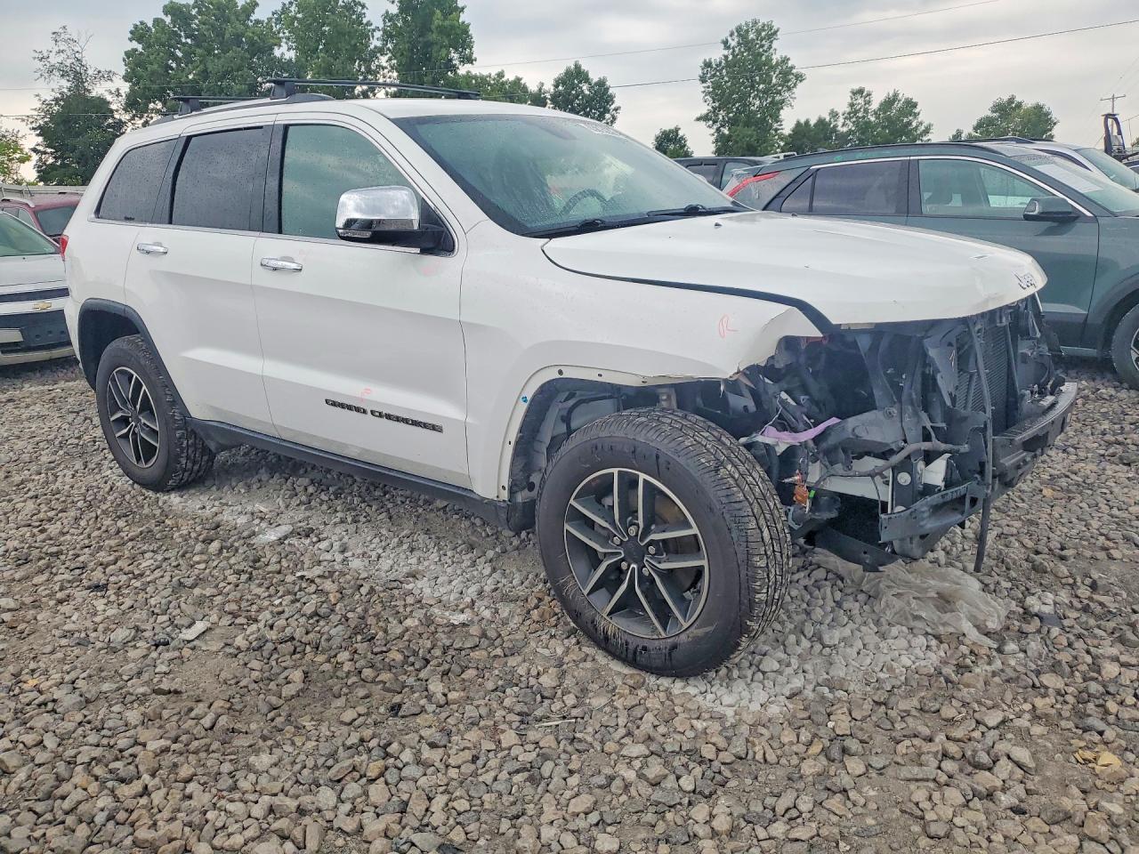 2019 Jeep Grand Cherokee Limited White vin: 1C4RJFBG6KC669084