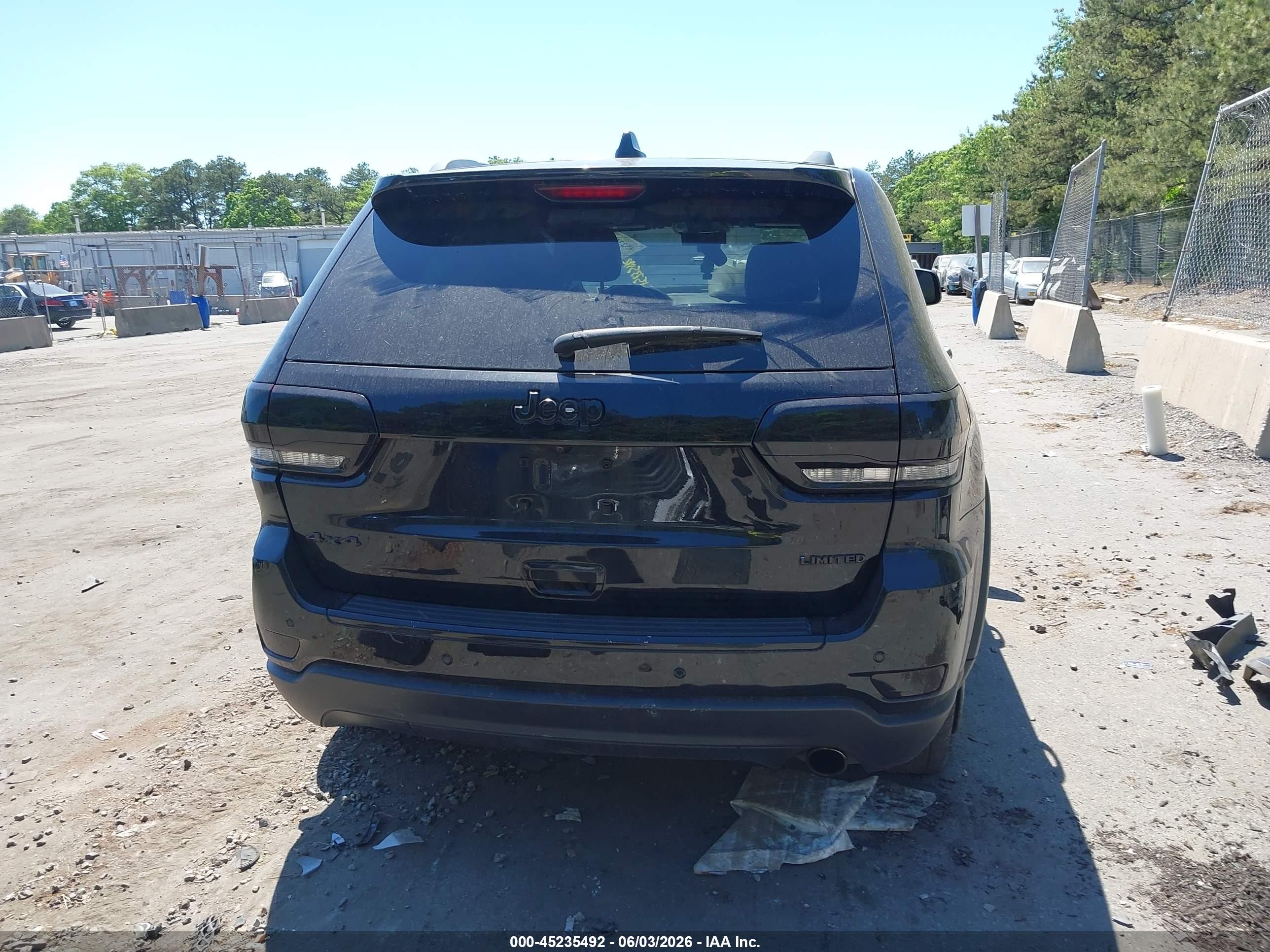 2020 Jeep Grand Cherokee Limited 4x4 Black vin: 1C4RJFBG6LC138873