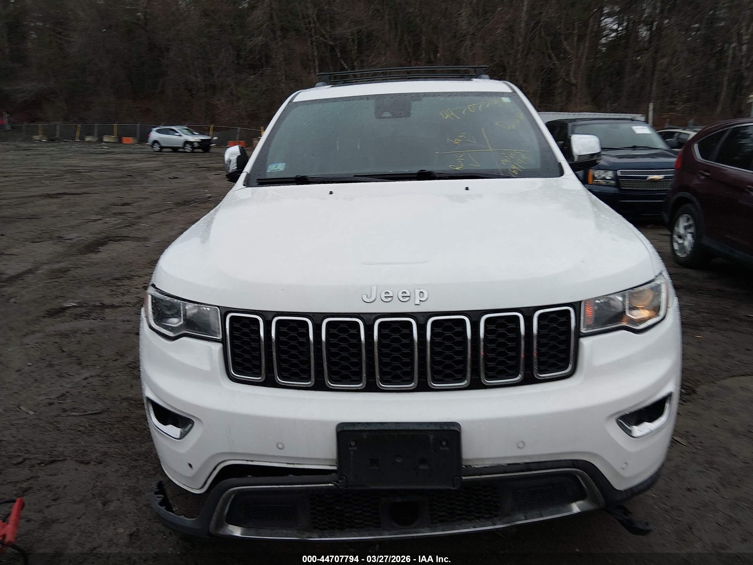 2020 Jeep Grand Cherokee Limited 4x4 White vin: 1C4RJFBG6LC210929