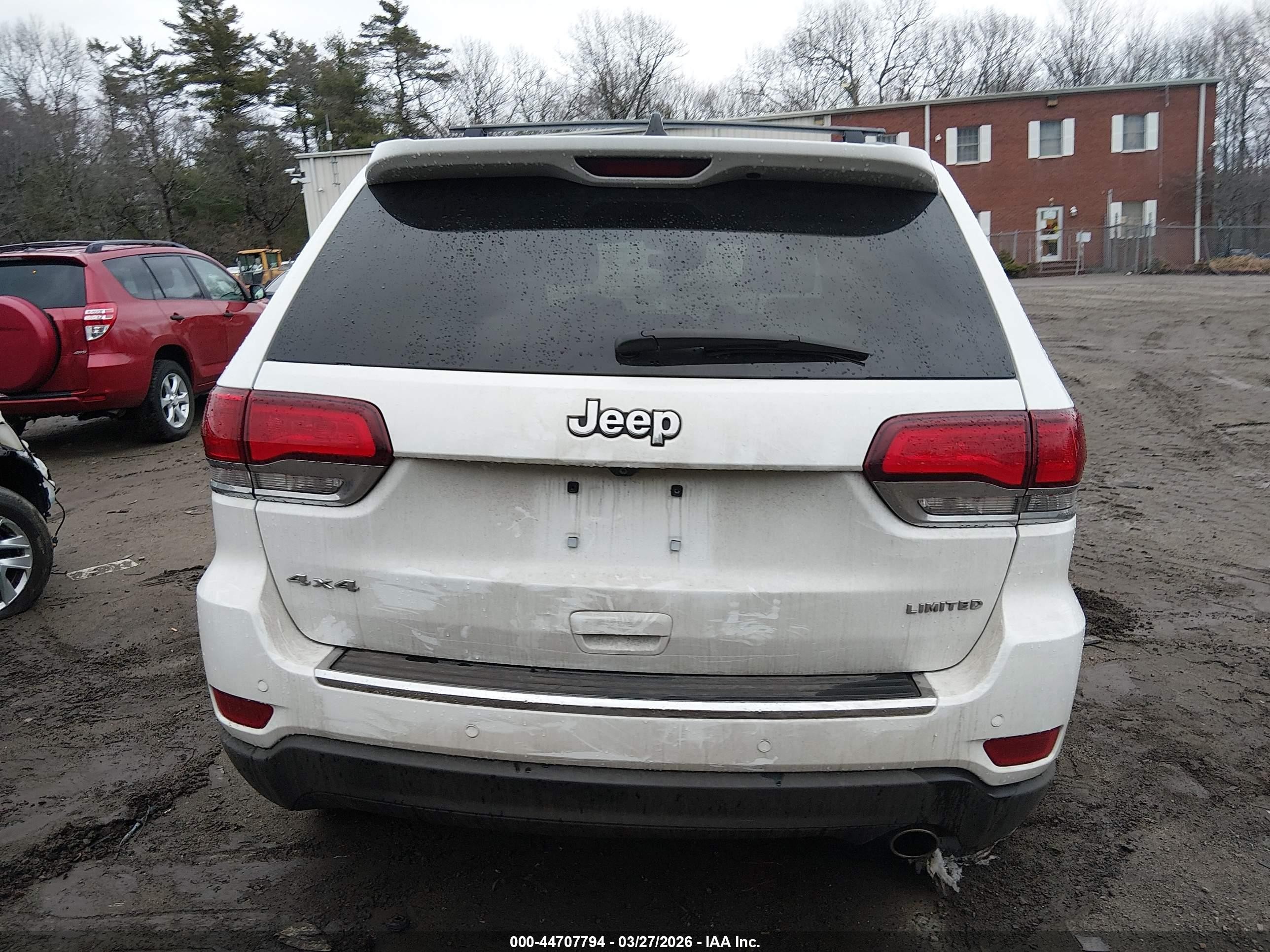2020 Jeep Grand Cherokee Limited 4x4 White vin: 1C4RJFBG6LC210929
