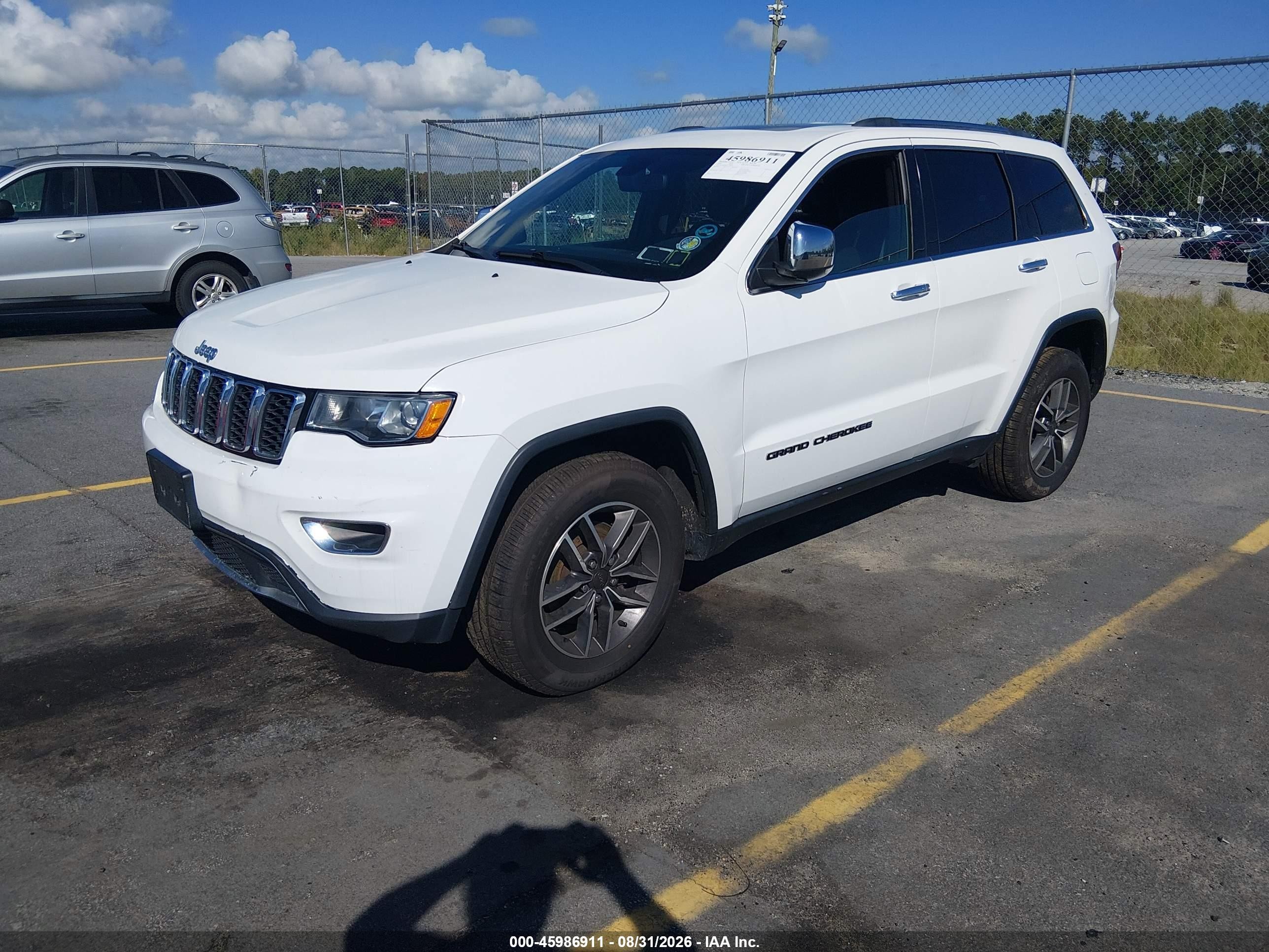 2020 Jeep Grand Cherokee Limited 4x4 White vin: 1C4RJFBG6LC388162