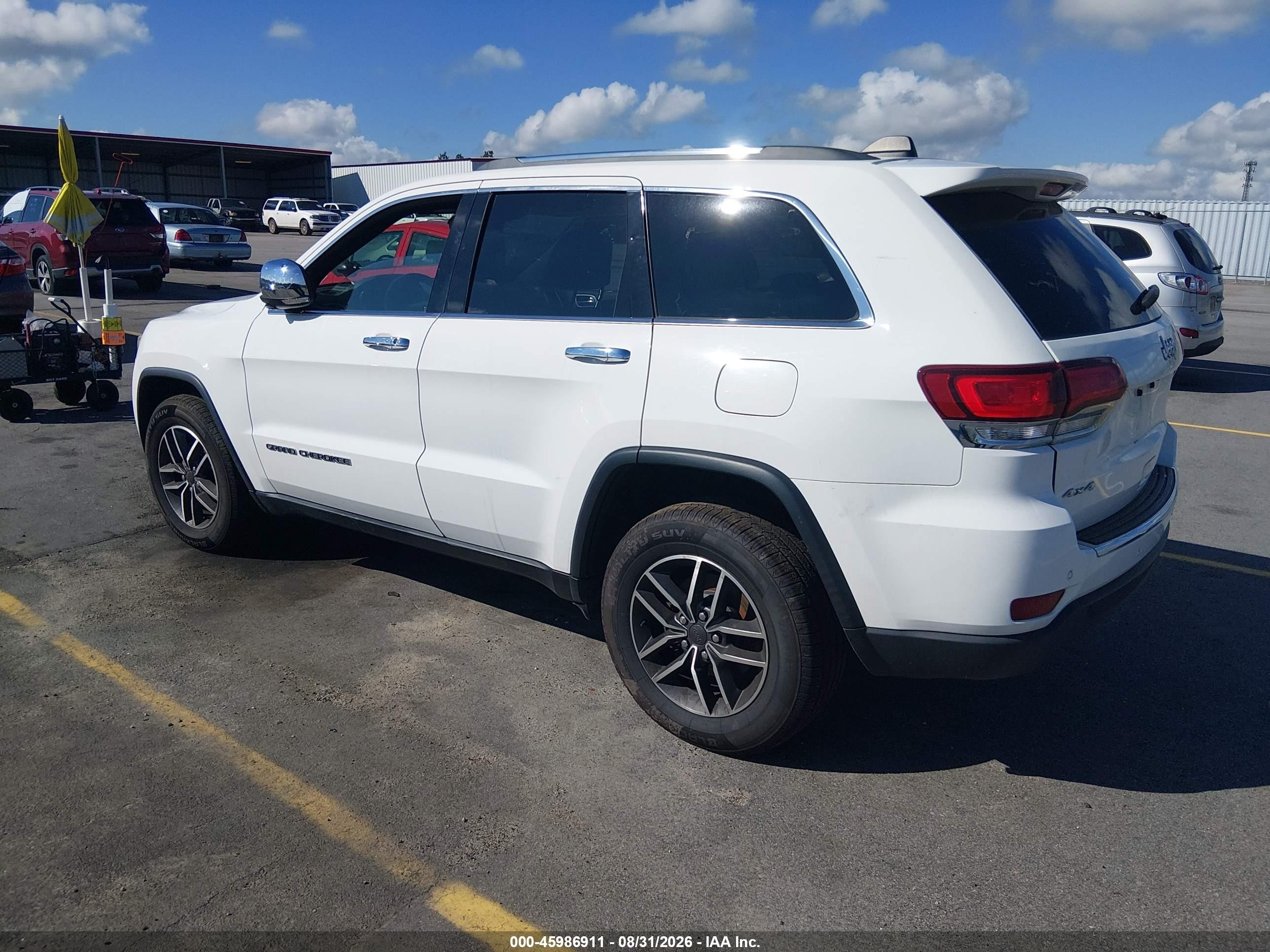 2020 Jeep Grand Cherokee Limited 4x4 White vin: 1C4RJFBG6LC388162