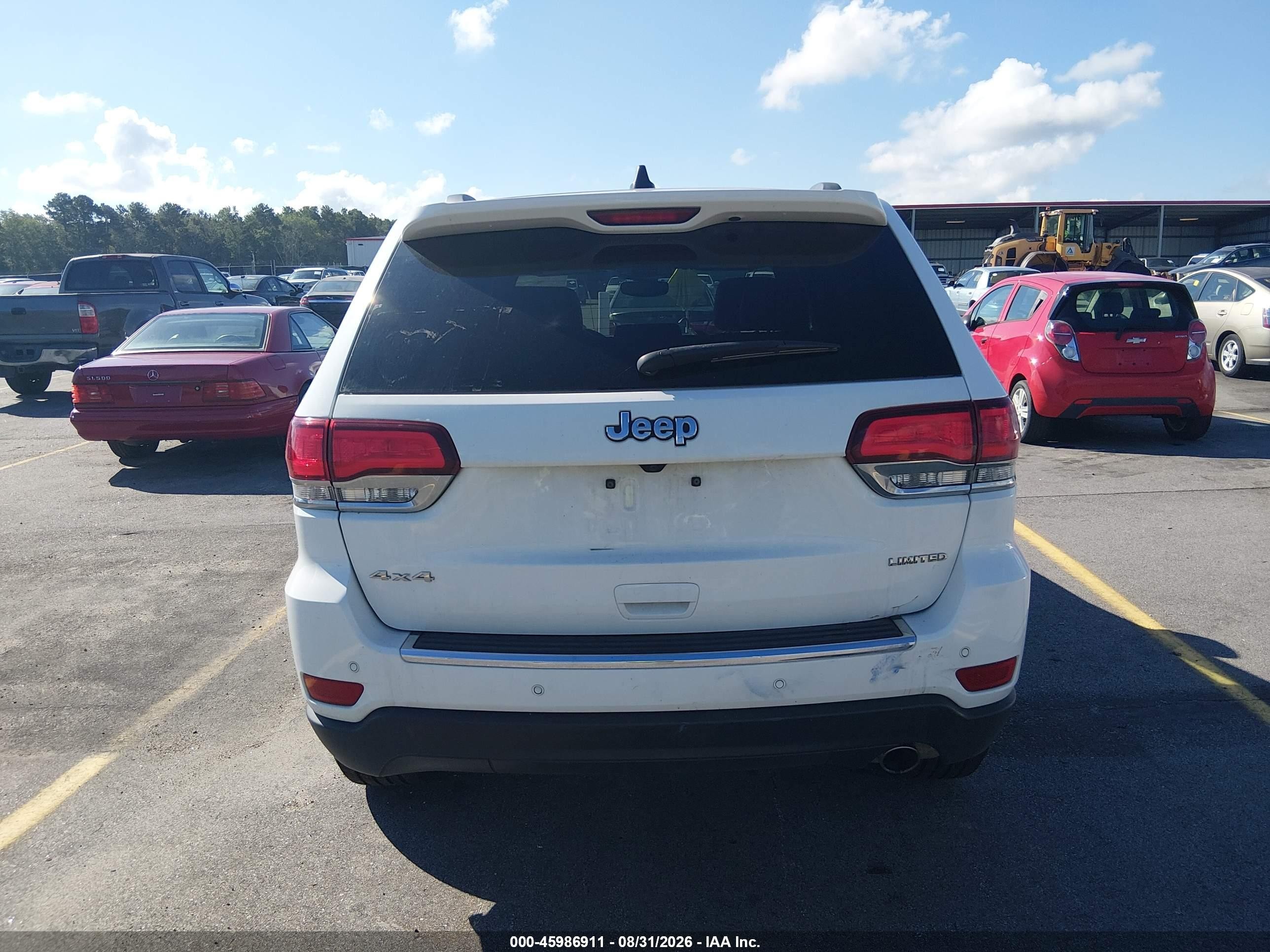 2020 Jeep Grand Cherokee Limited 4x4 White vin: 1C4RJFBG6LC388162