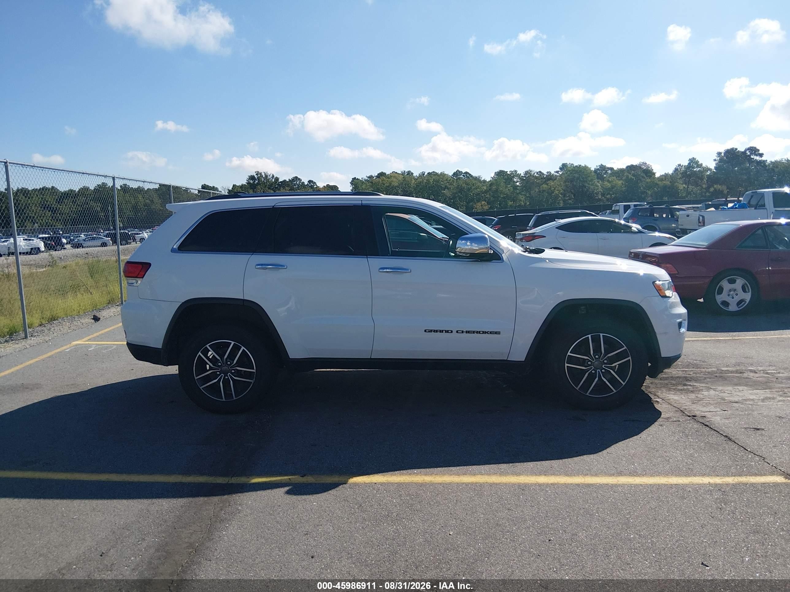 2020 Jeep Grand Cherokee Limited 4x4 White vin: 1C4RJFBG6LC388162