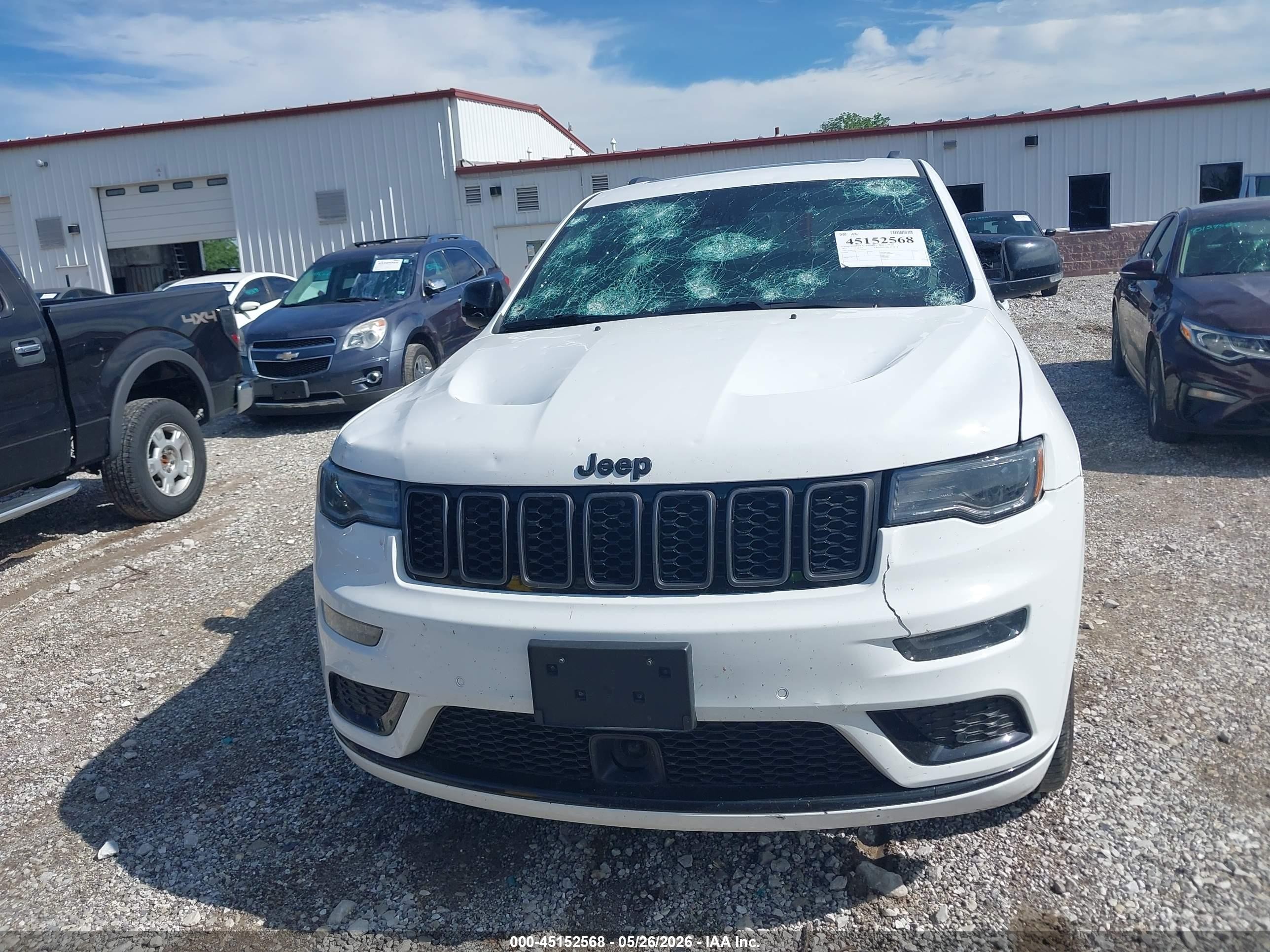 2021 Jeep Grand Cherokee Limited X 4x4 Белый vin: 1C4RJFBG6MC769785