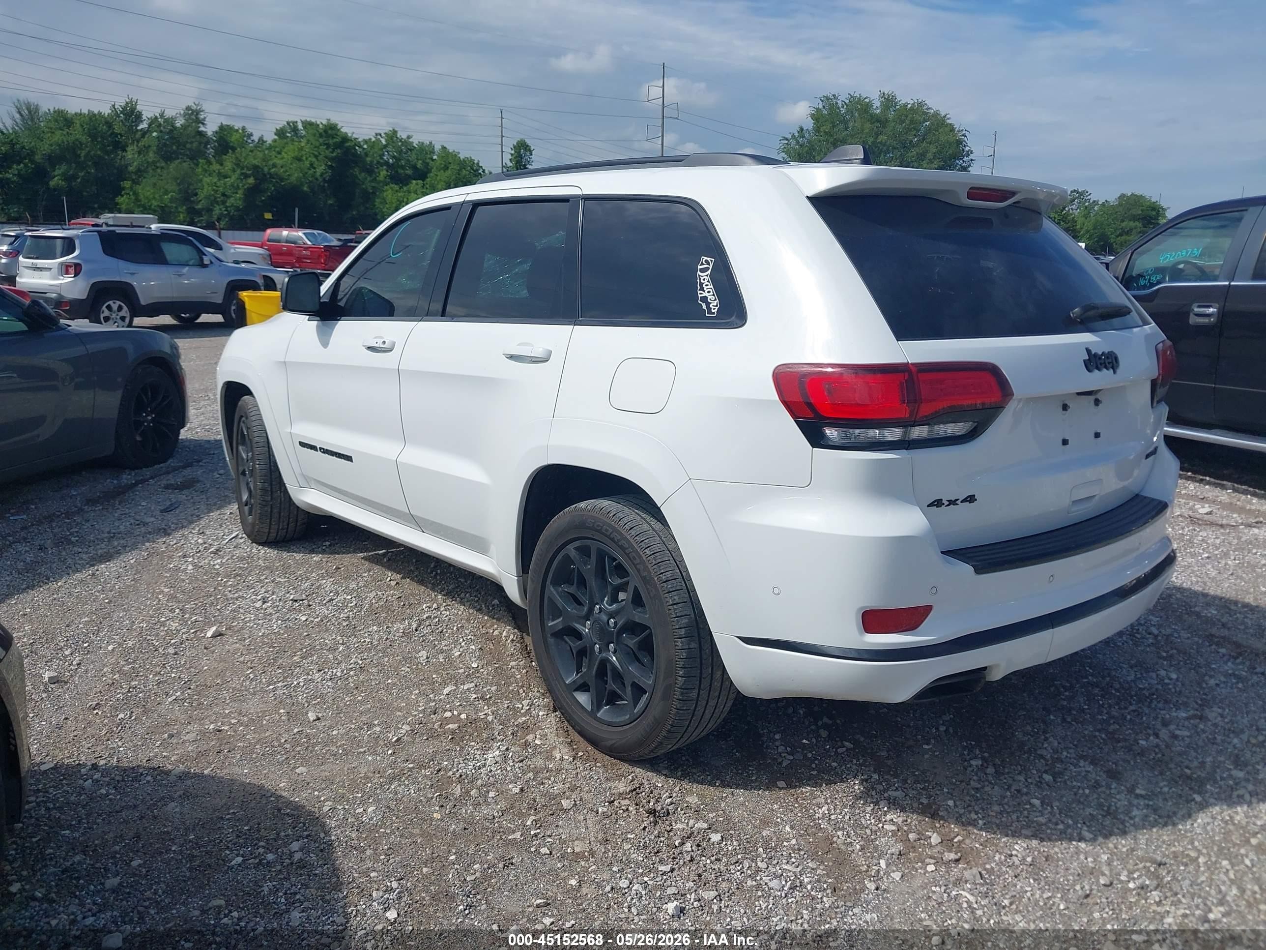2021 Jeep Grand Cherokee Limited X 4x4 Белый vin: 1C4RJFBG6MC769785