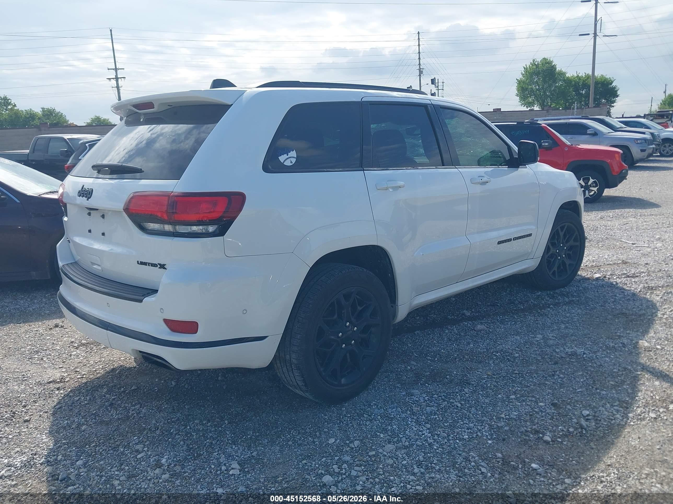 2021 Jeep Grand Cherokee Limited X 4x4 Белый vin: 1C4RJFBG6MC769785