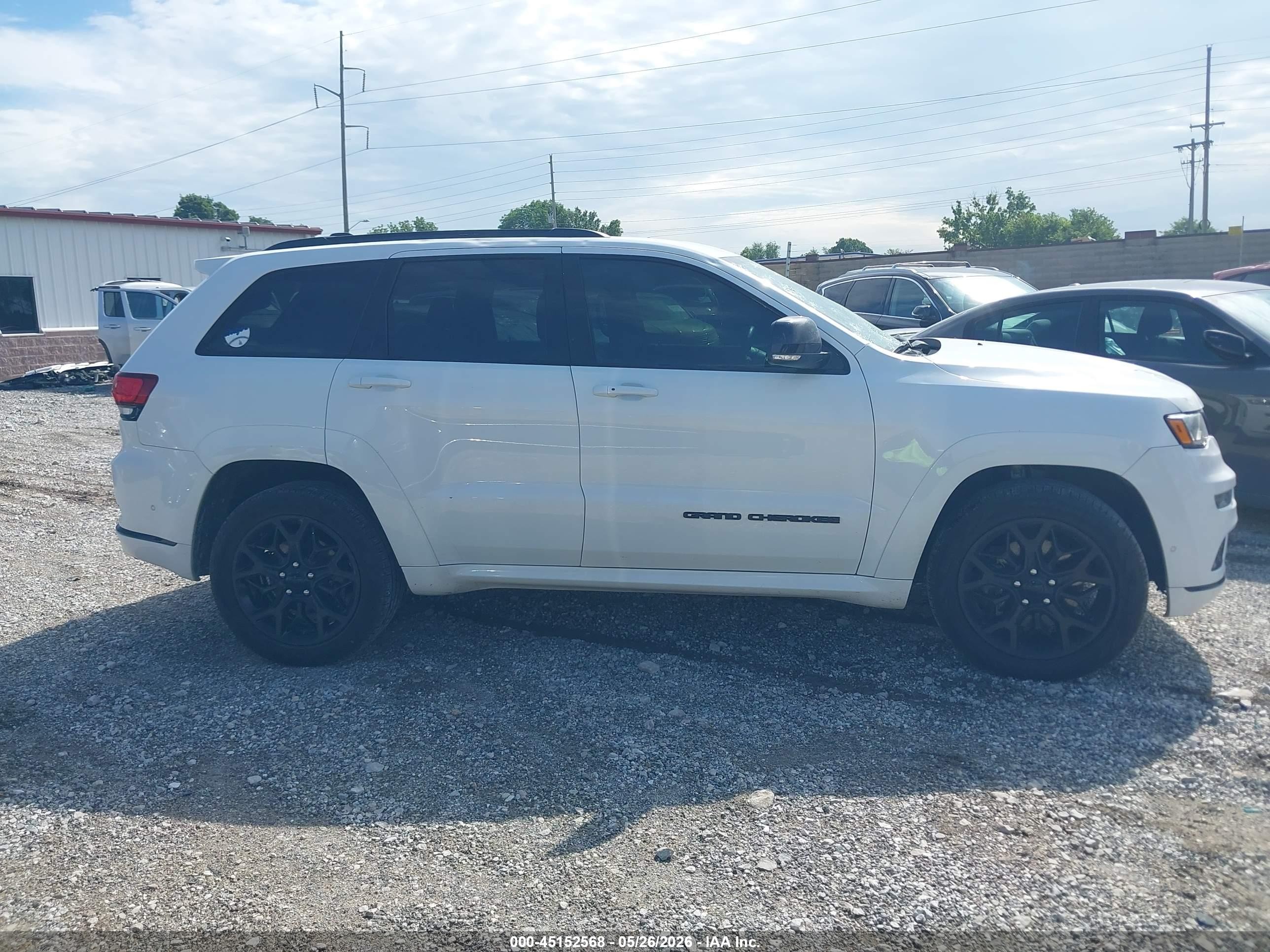 2021 Jeep Grand Cherokee Limited X 4x4 Белый vin: 1C4RJFBG6MC769785
