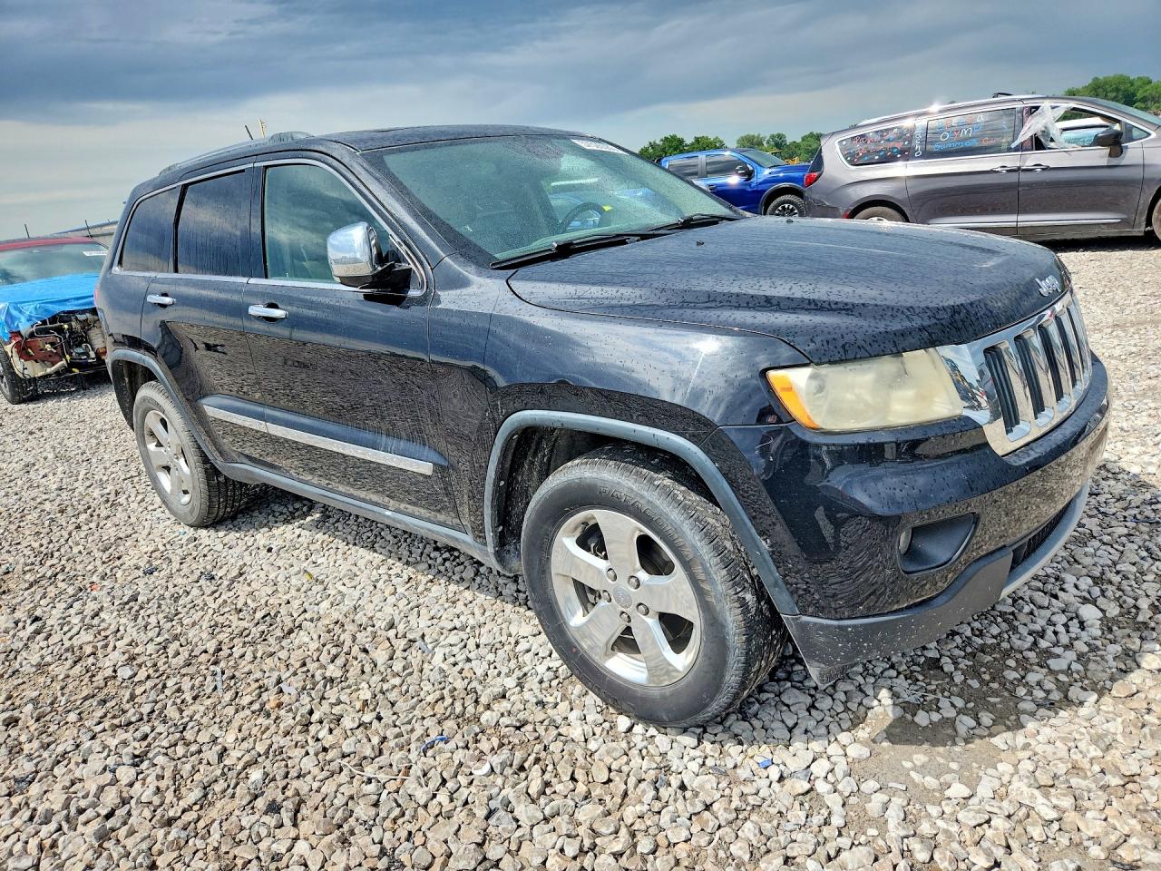 2012 Jeep Grand Cherokee Limited Black vin: 1C4RJFBG7CC341576