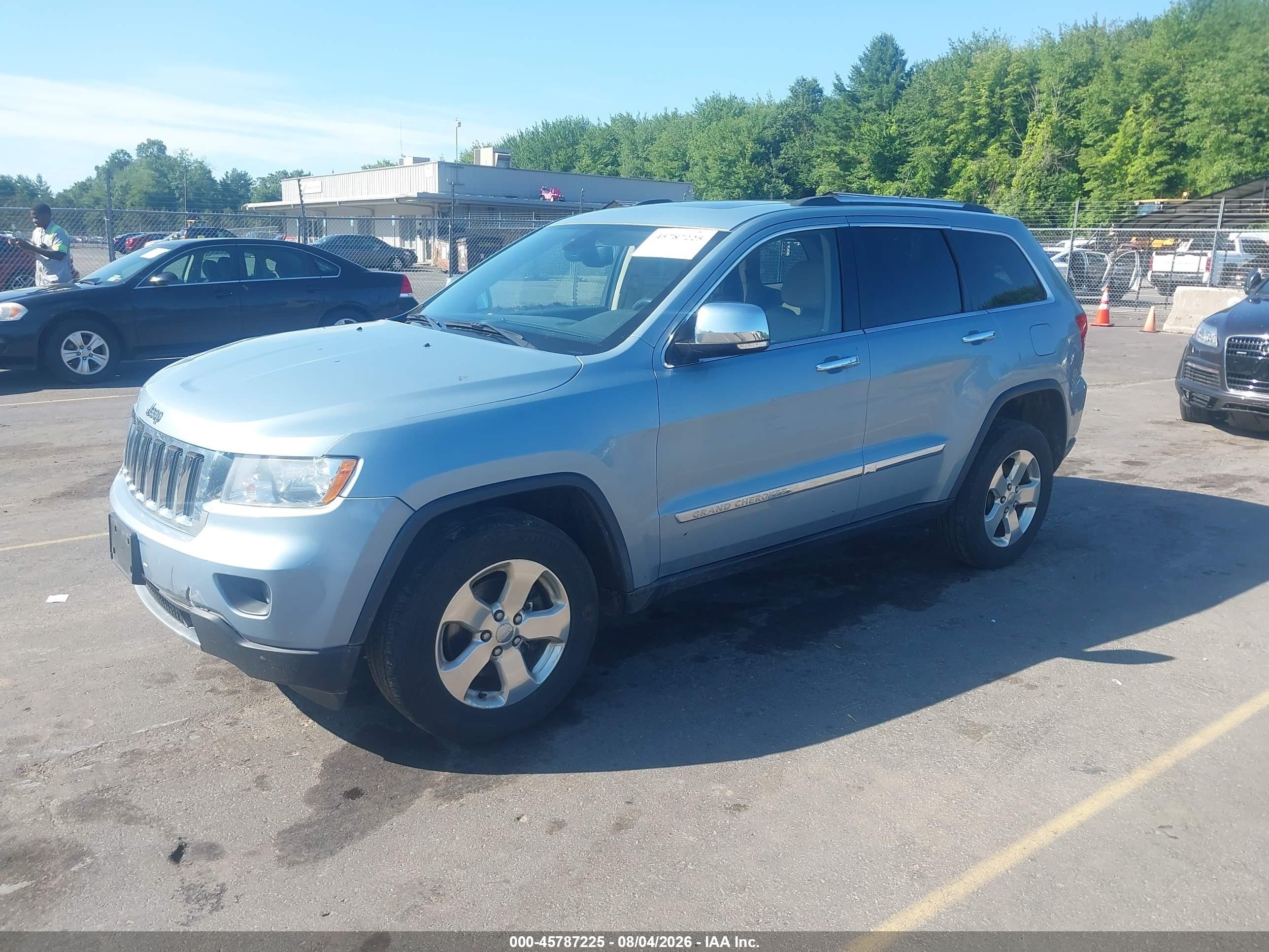 2013 Jeep Grand Cherokee Limited Light Blue vin: 1C4RJFBG7DC503658