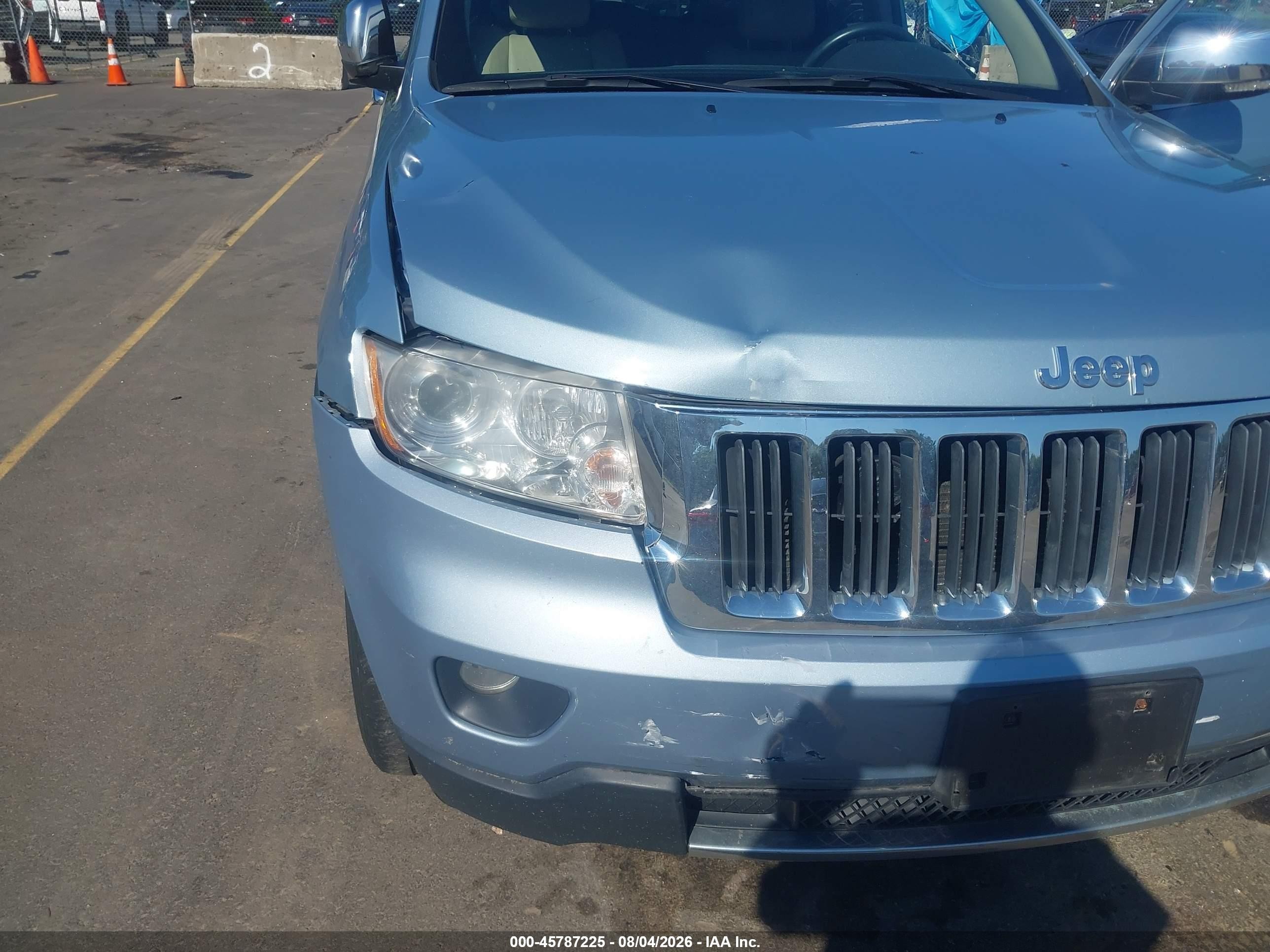 2013 Jeep Grand Cherokee Limited Light Blue vin: 1C4RJFBG7DC503658