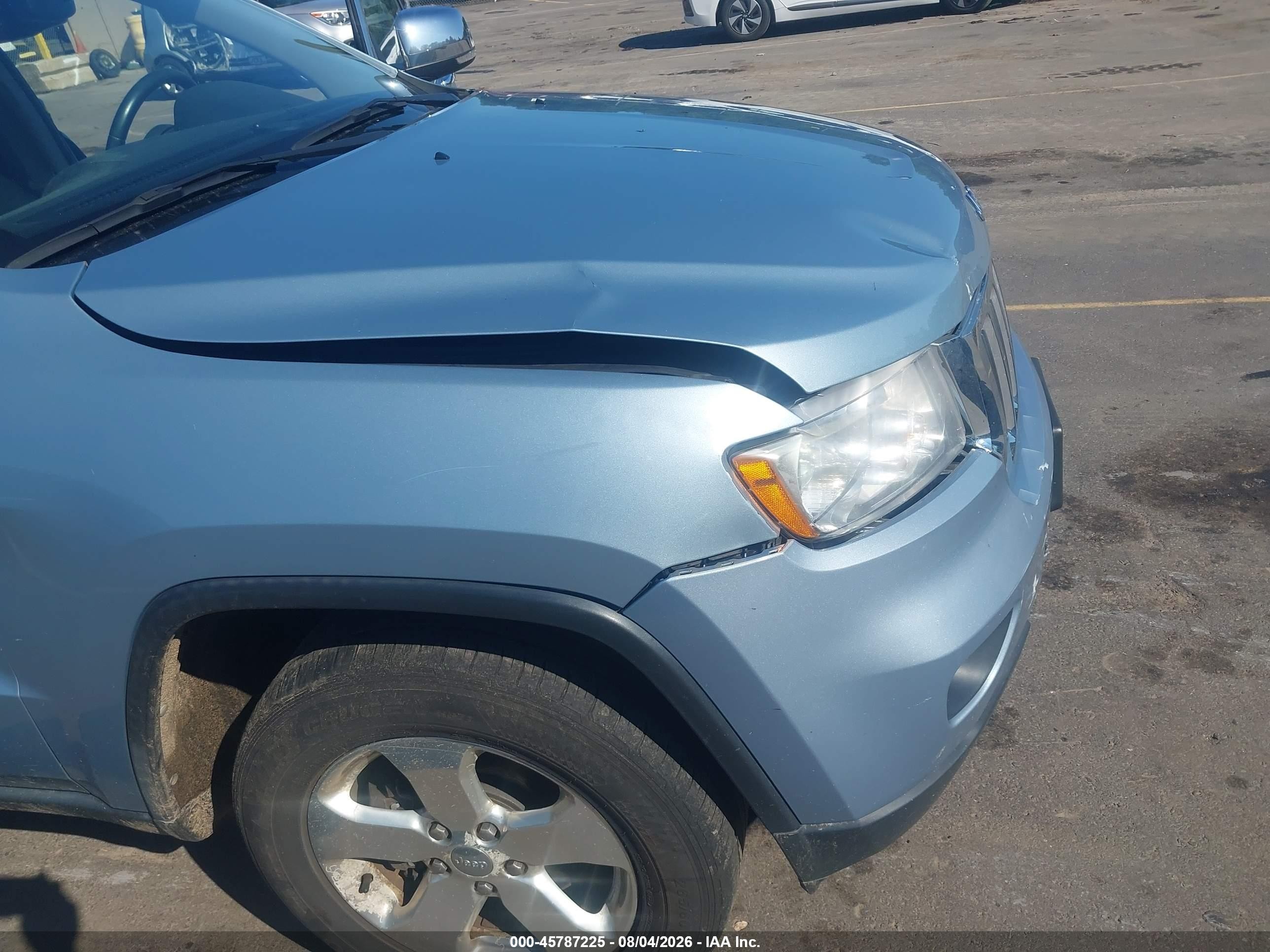 2013 Jeep Grand Cherokee Limited Light Blue vin: 1C4RJFBG7DC503658