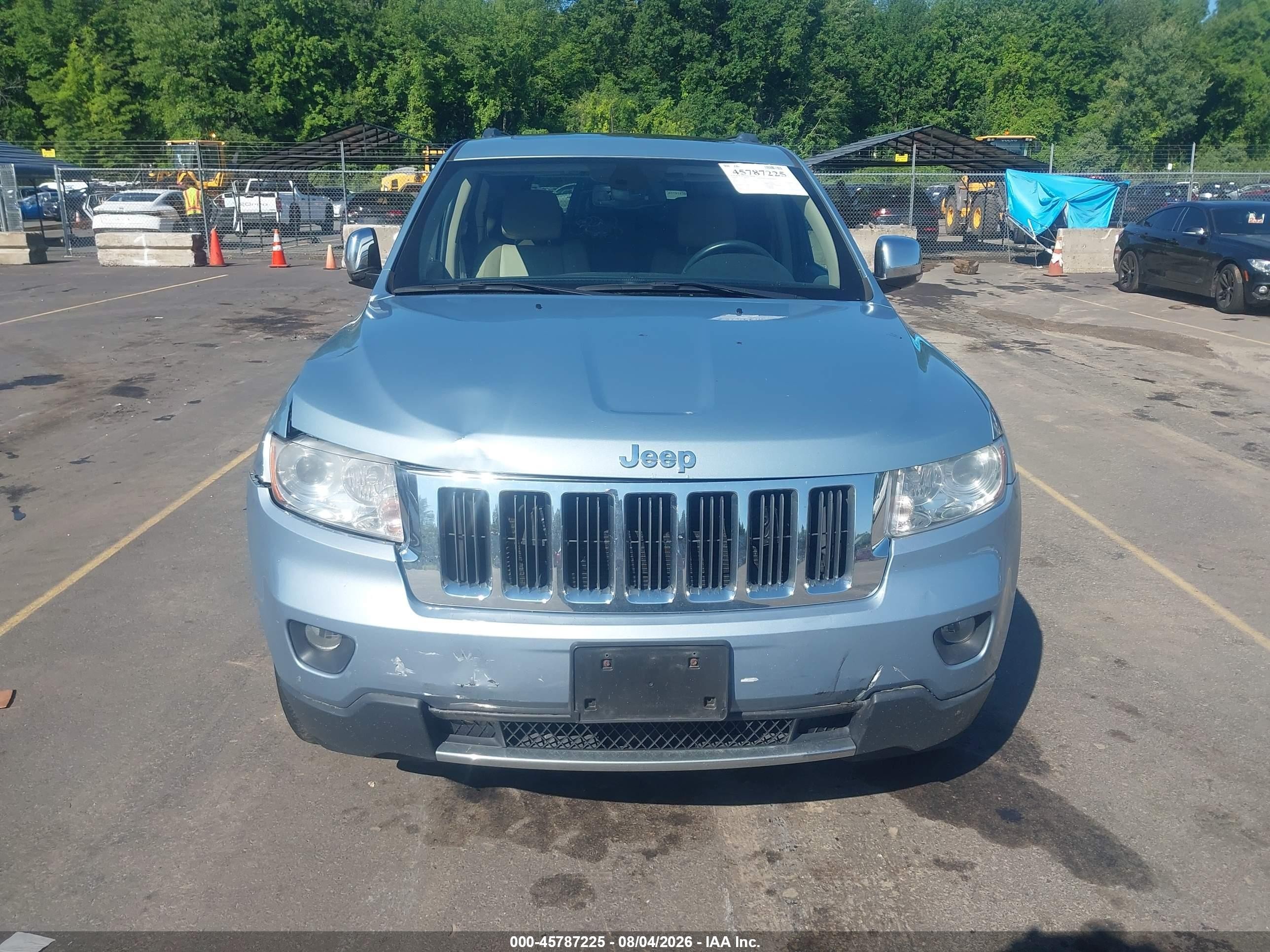2013 Jeep Grand Cherokee Limited Light Blue vin: 1C4RJFBG7DC503658