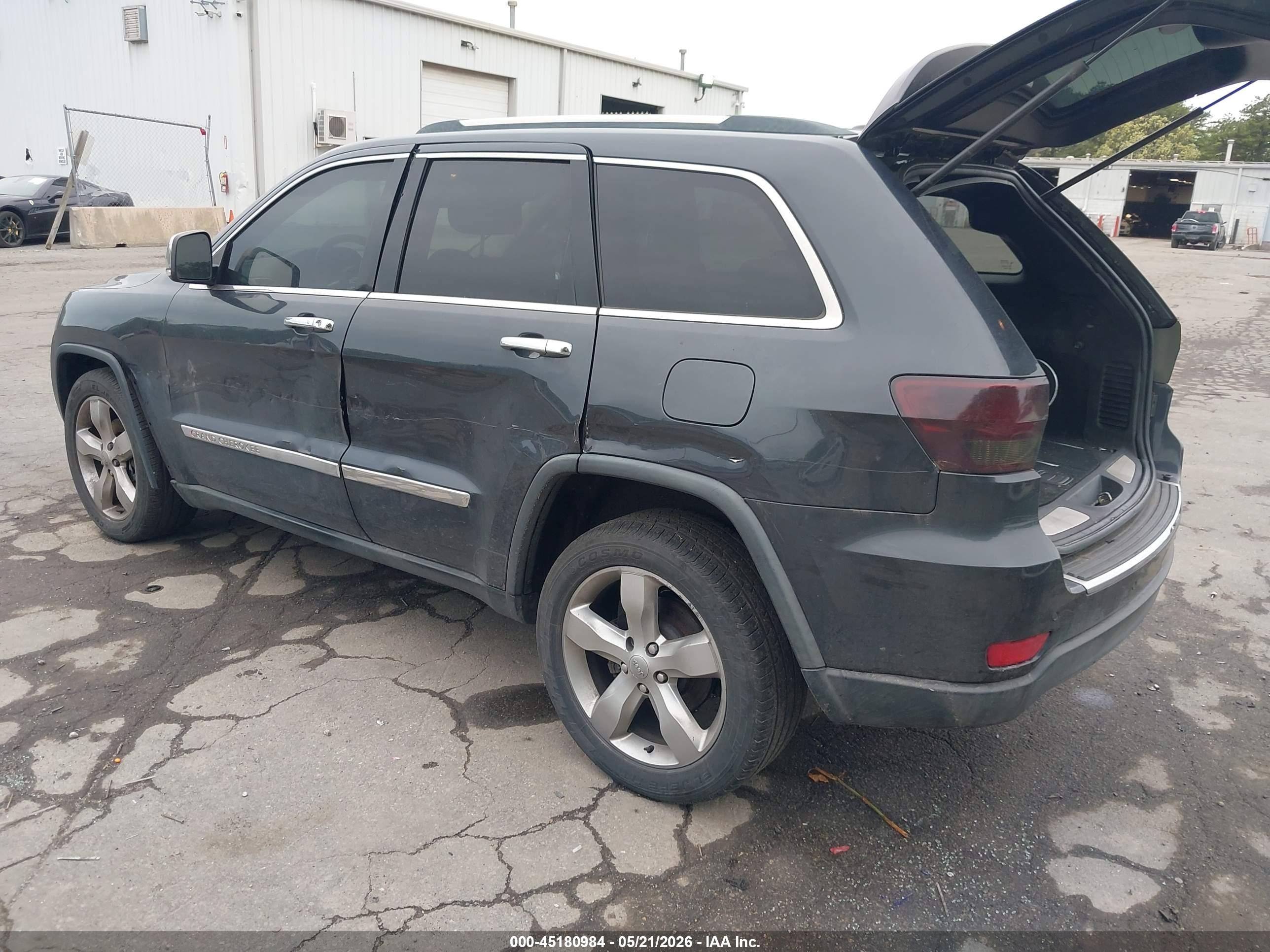 2013 Jeep Grand Cherokee Limited Gray vin: 1C4RJFBG7DC560183