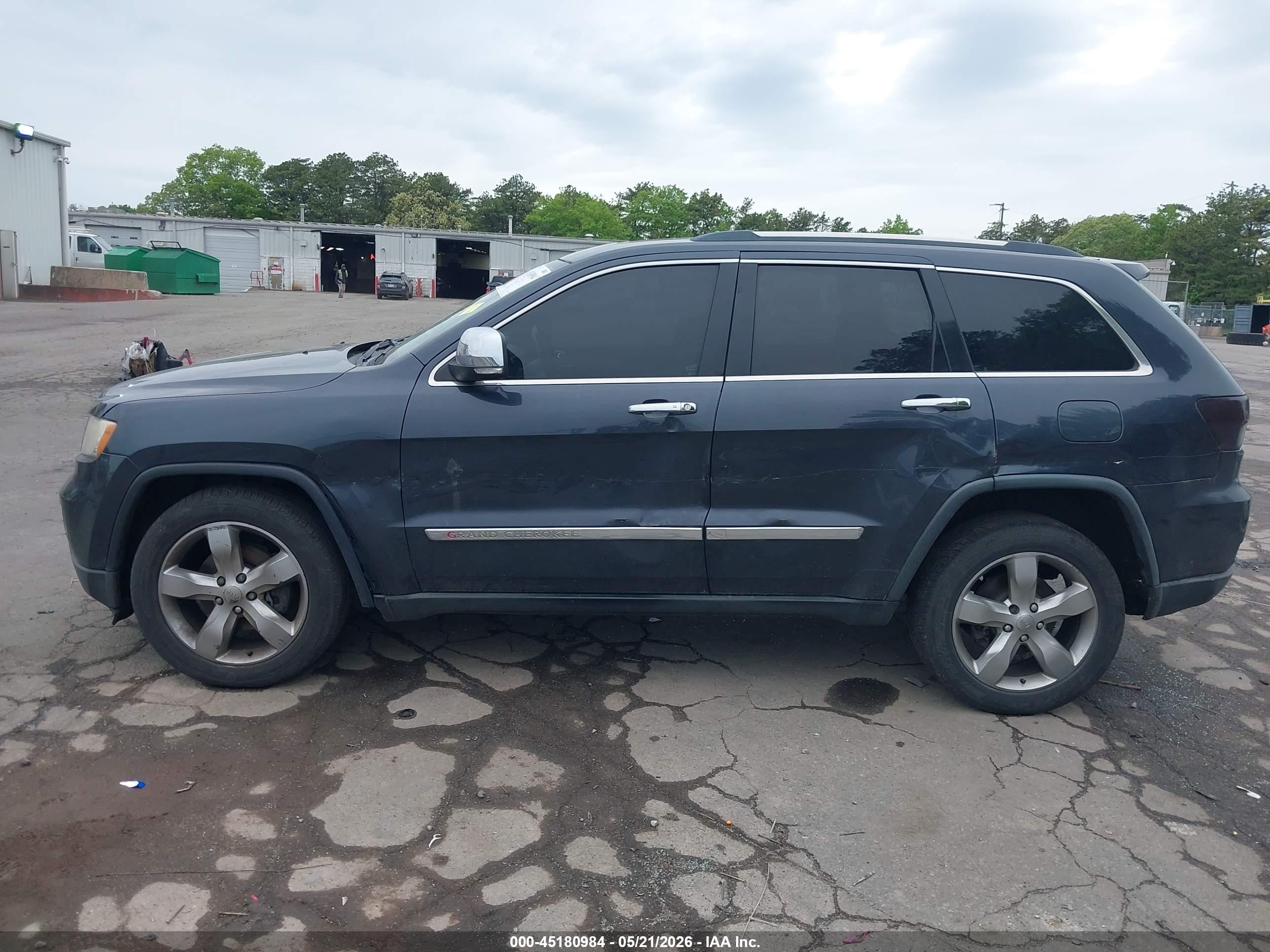 2013 Jeep Grand Cherokee Limited Gray vin: 1C4RJFBG7DC560183