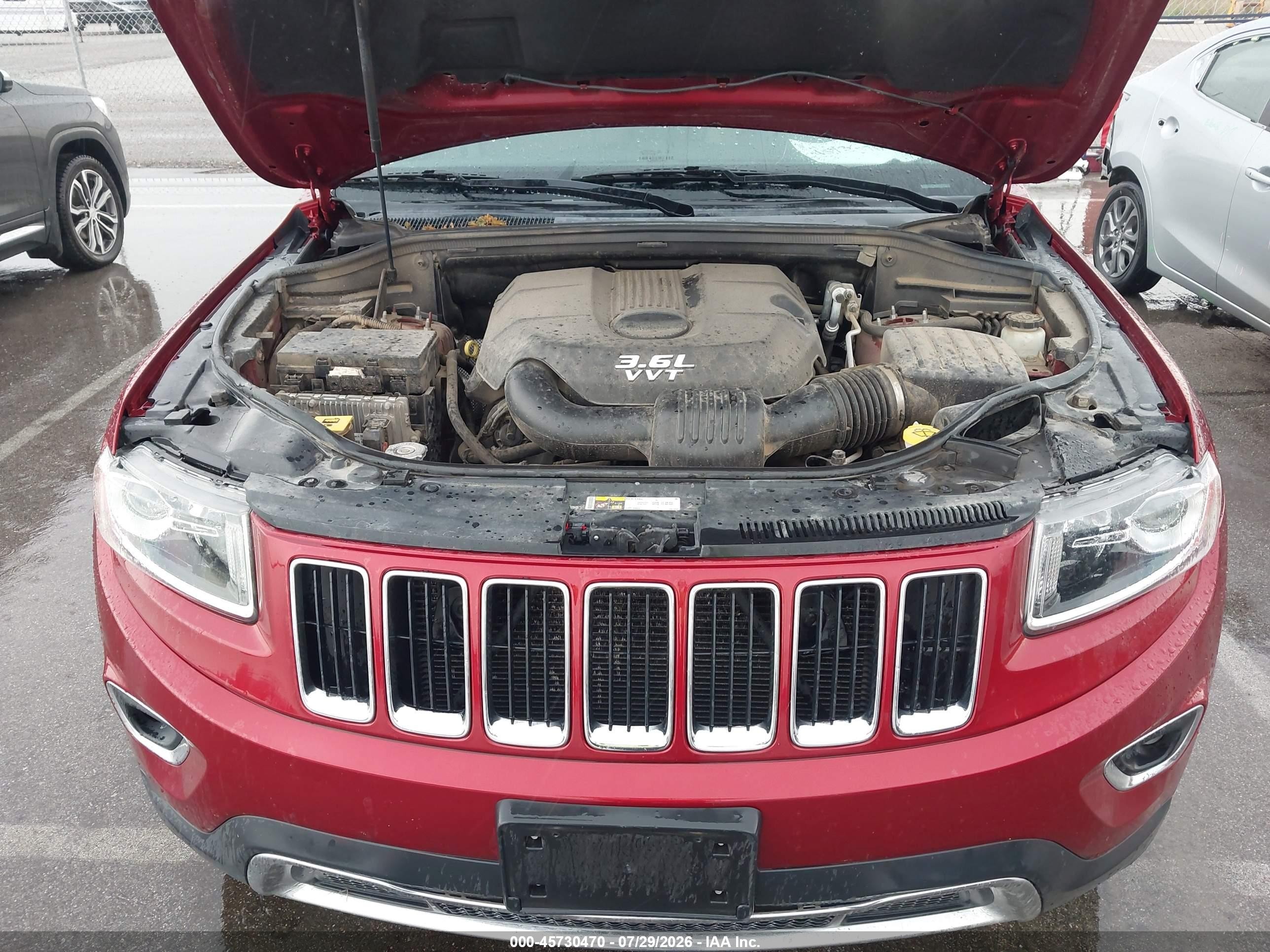 2014 Jeep Grand Cherokee Limited Purple vin: 1C4RJFBG7EC101933