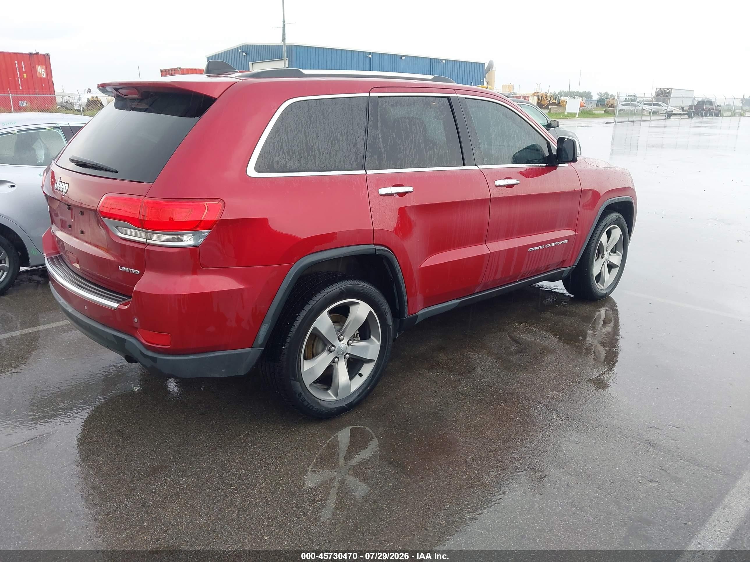 2014 Jeep Grand Cherokee Limited Purple vin: 1C4RJFBG7EC101933