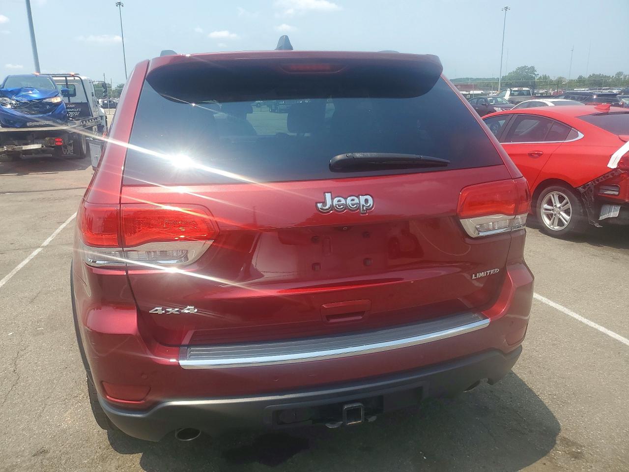 2014 Jeep Grand Cherokee Limited Темно-бордовый vin: 1C4RJFBG7EC101981
