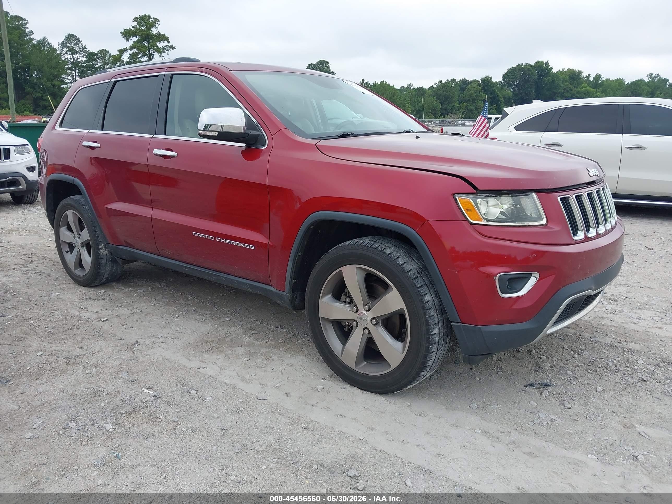 2014 Jeep Grand Cherokee Limited Maroon vin: 1C4RJFBG7EC106713