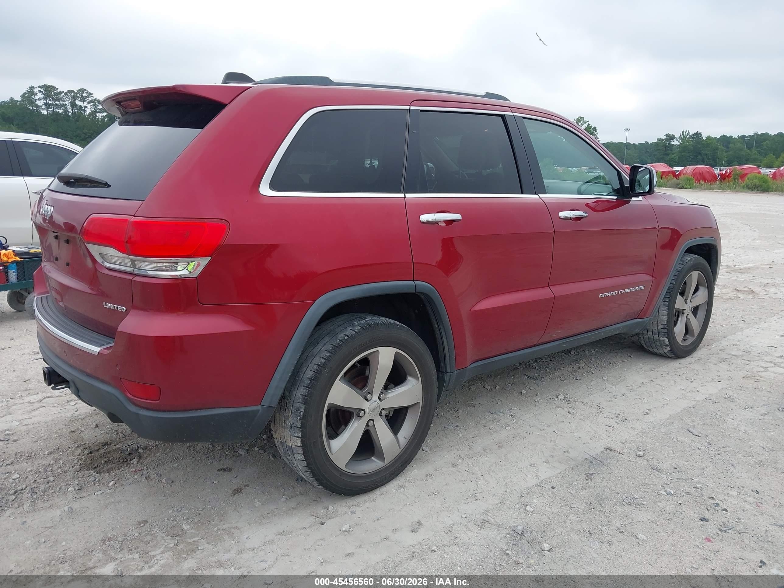 2014 Jeep Grand Cherokee Limited Maroon vin: 1C4RJFBG7EC106713