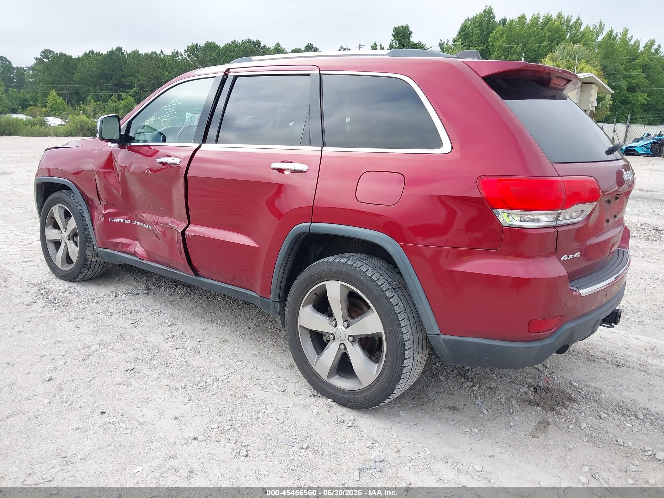 2014 Jeep Grand Cherokee Limited Maroon vin: 1C4RJFBG7EC106713