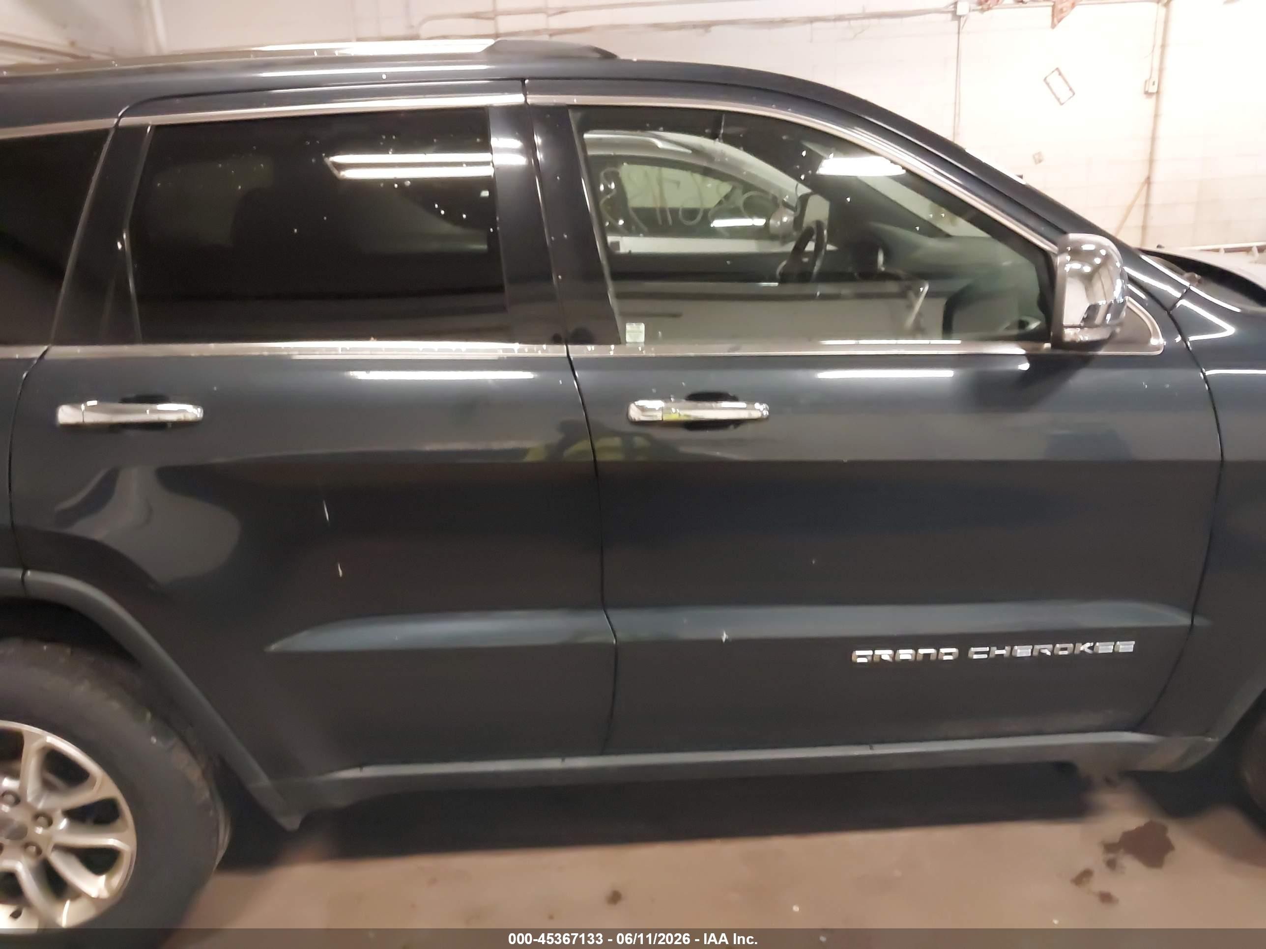 2014 Jeep Grand Cherokee Limited Black vin: 1C4RJFBG7EC131000