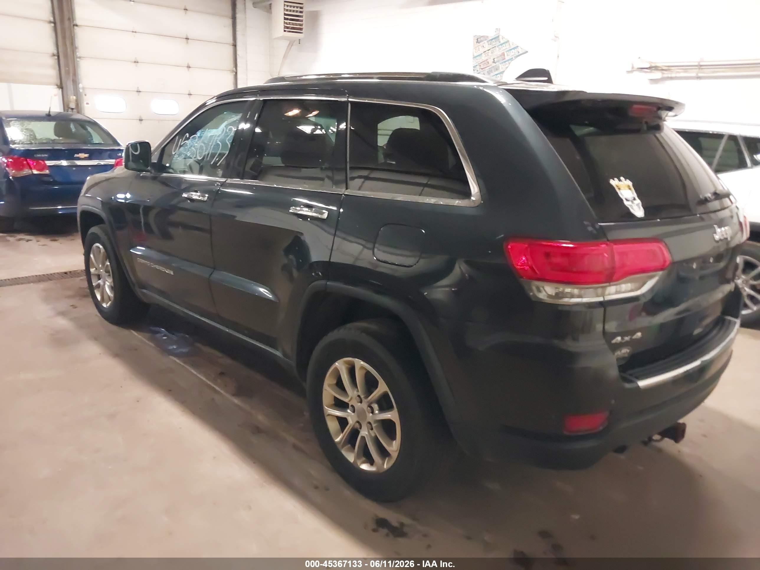 2014 Jeep Grand Cherokee Limited Black vin: 1C4RJFBG7EC131000