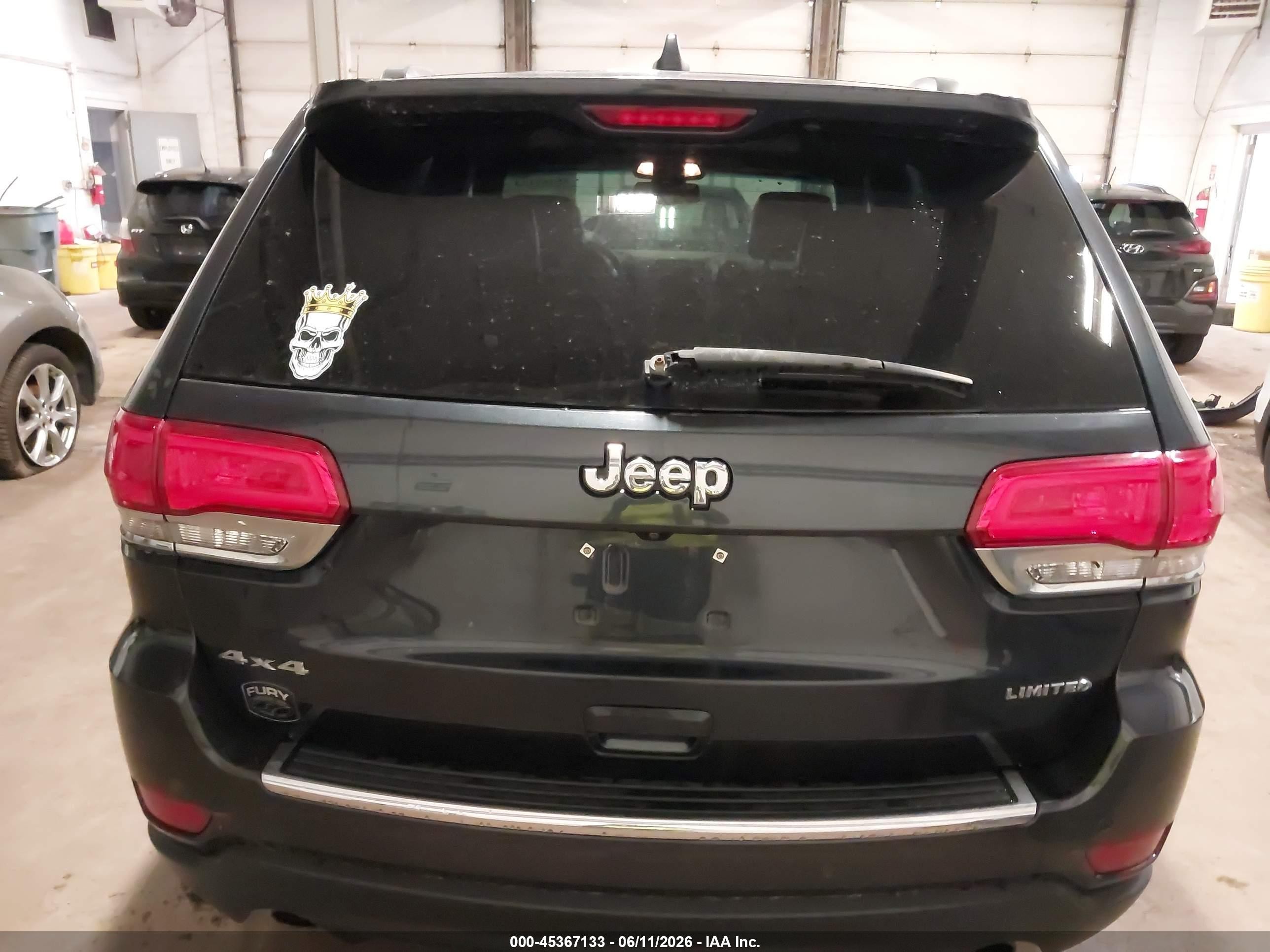 2014 Jeep Grand Cherokee Limited Black vin: 1C4RJFBG7EC131000