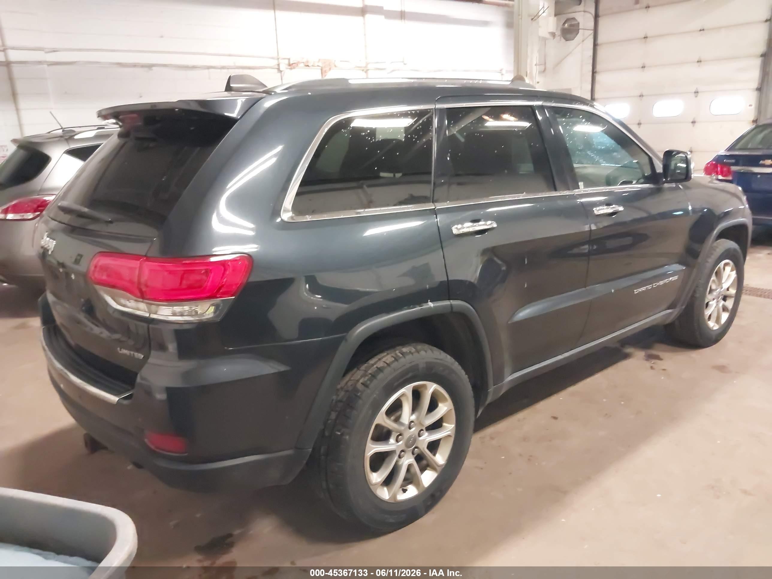 2014 Jeep Grand Cherokee Limited Black vin: 1C4RJFBG7EC131000