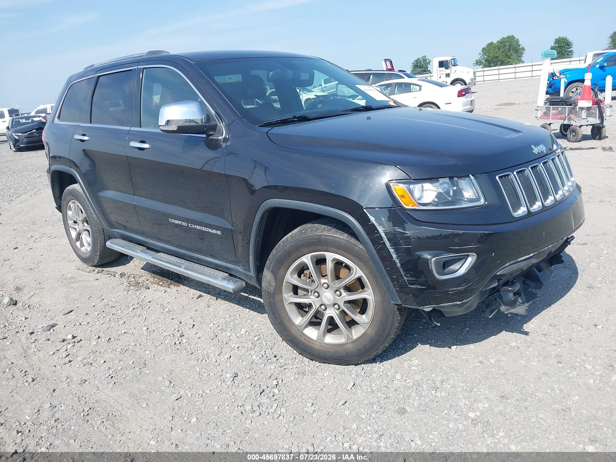 2014 Jeep Grand Cherokee Limited Black vin: 1C4RJFBG7EC195523