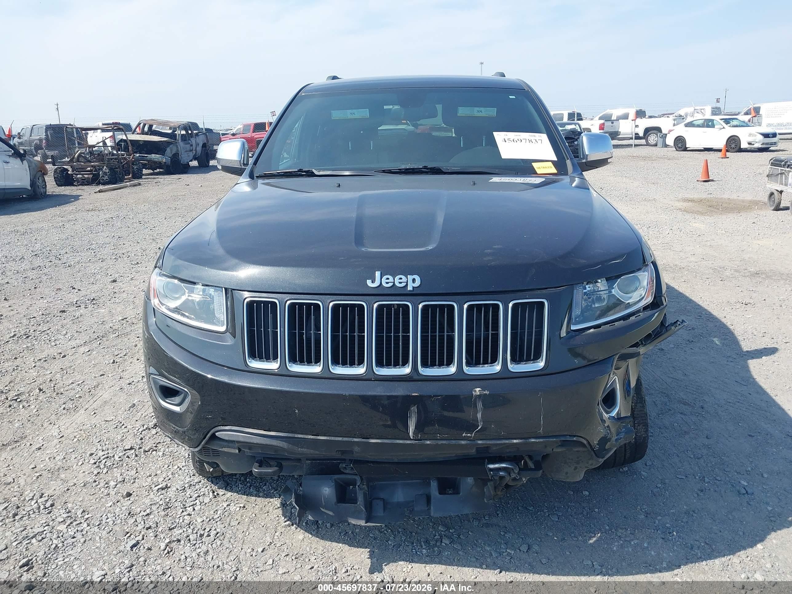 2014 Jeep Grand Cherokee Limited Black vin: 1C4RJFBG7EC195523