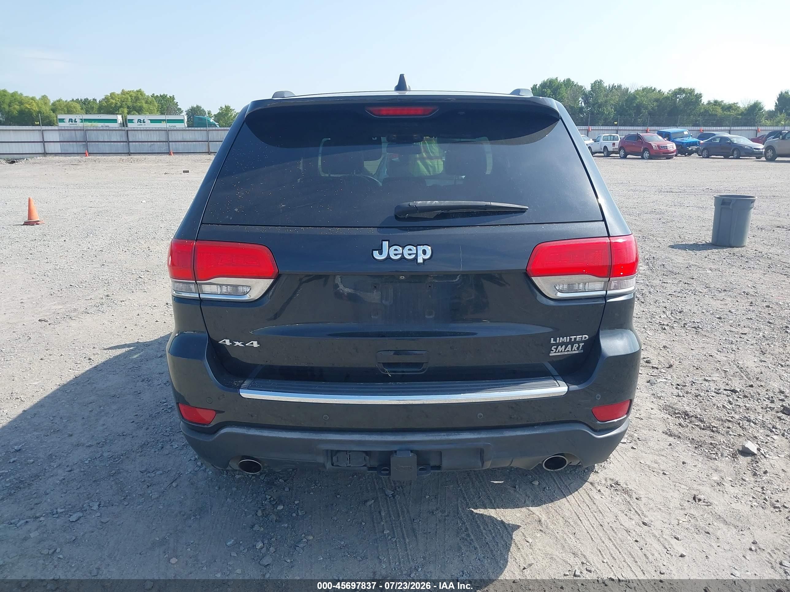 2014 Jeep Grand Cherokee Limited Black vin: 1C4RJFBG7EC195523