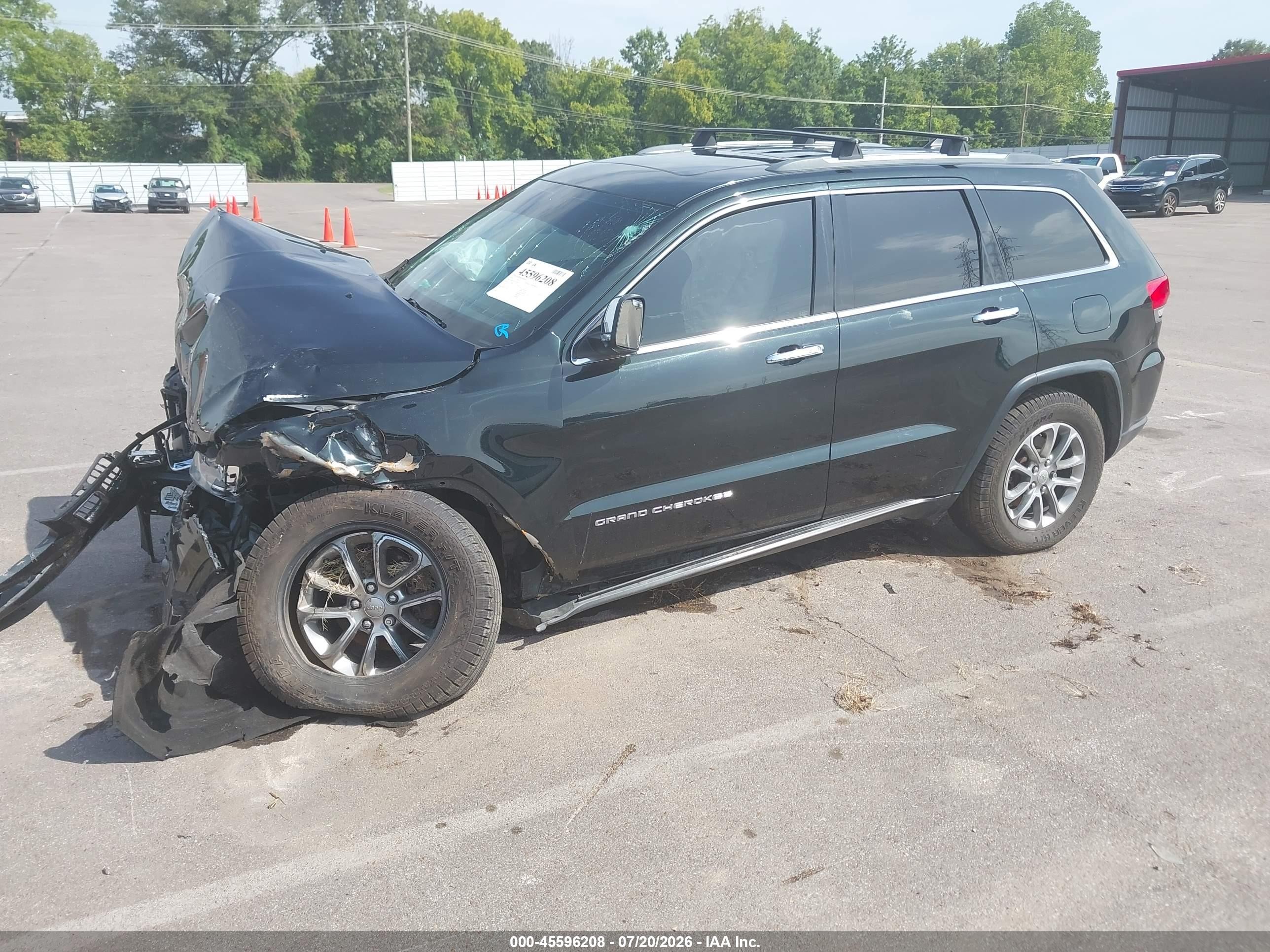 2014 Jeep Grand Cherokee Limited Black vin: 1C4RJFBG7EC200218