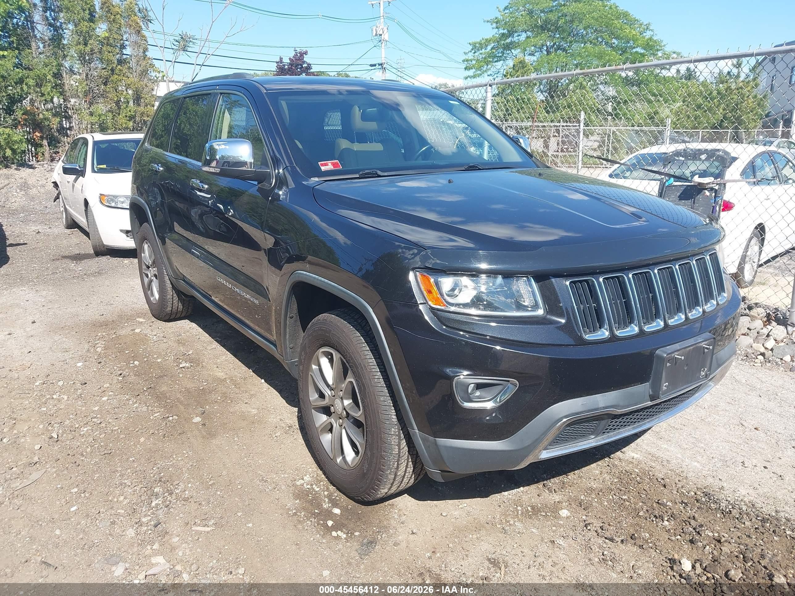 2014 Jeep Grand Cherokee Limited Black vin: 1C4RJFBG7EC211851