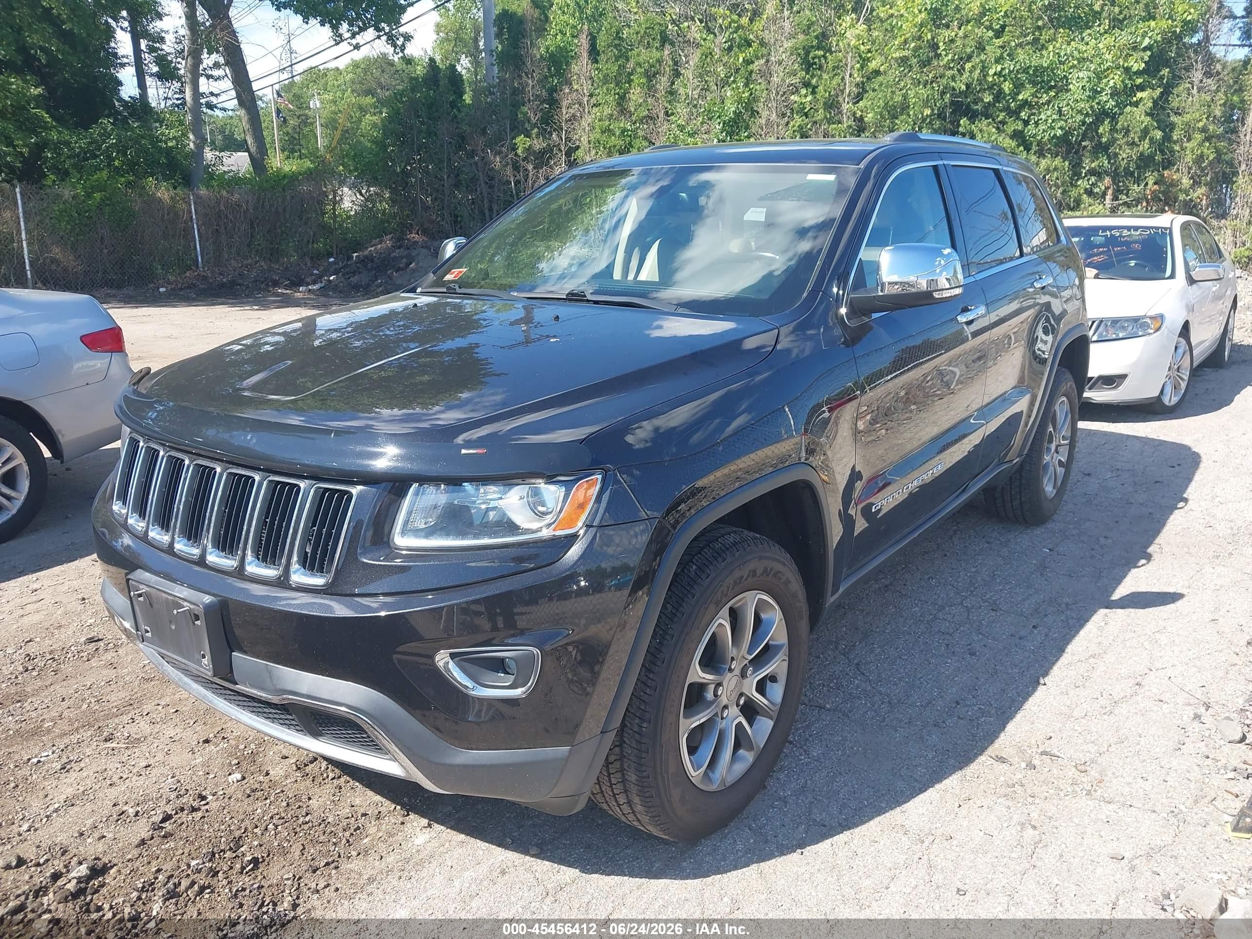2014 Jeep Grand Cherokee Limited Black vin: 1C4RJFBG7EC211851