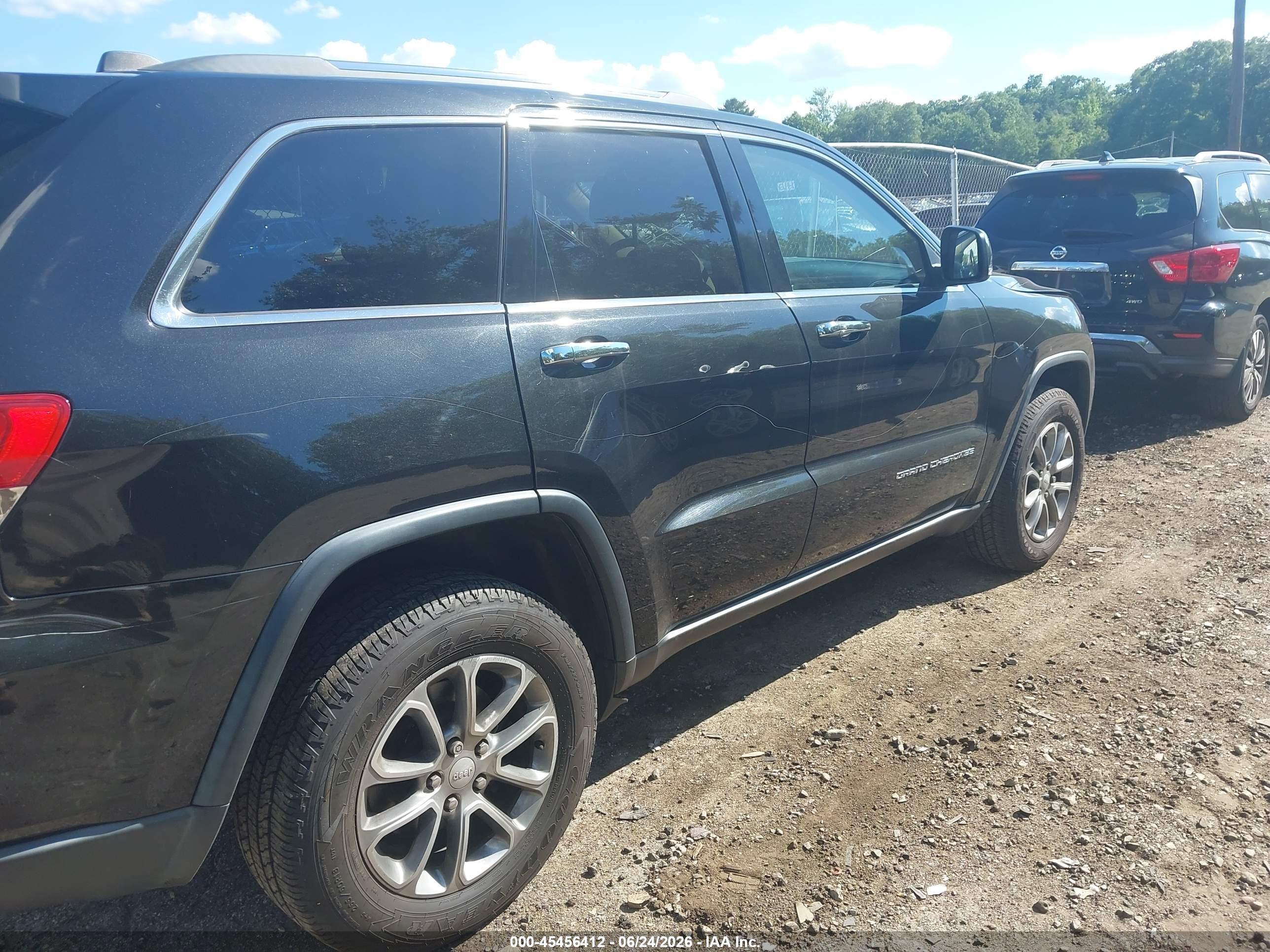 2014 Jeep Grand Cherokee Limited Black vin: 1C4RJFBG7EC211851