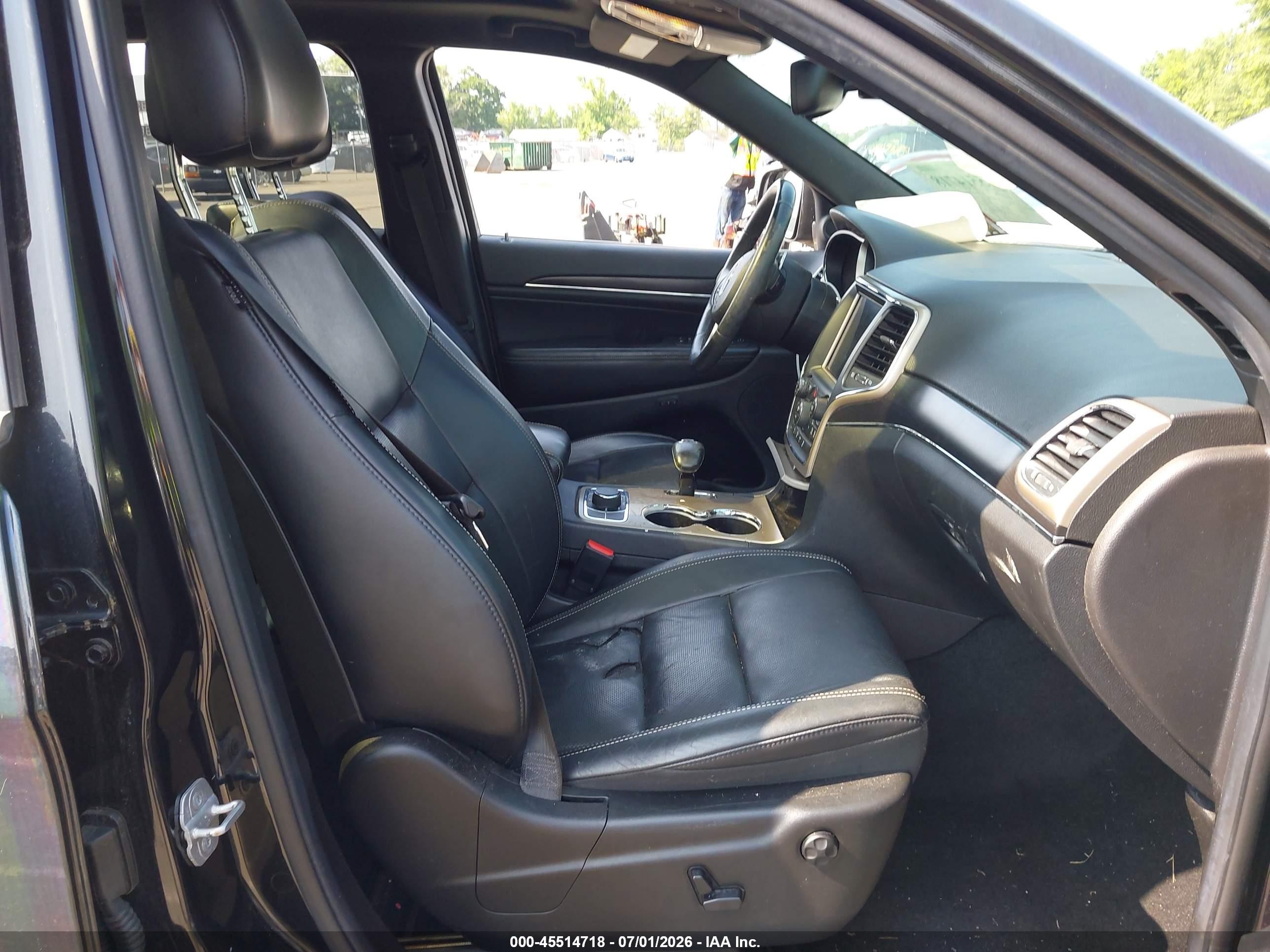2014 Jeep Grand Cherokee Limited Black vin: 1C4RJFBG7EC226060
