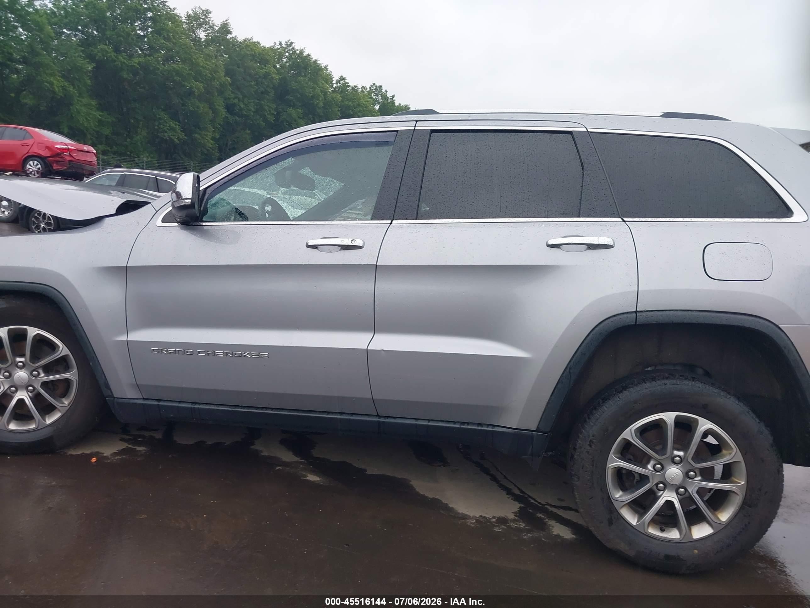 2014 Jeep Grand Cherokee Limited Silver vin: 1C4RJFBG7EC237513
