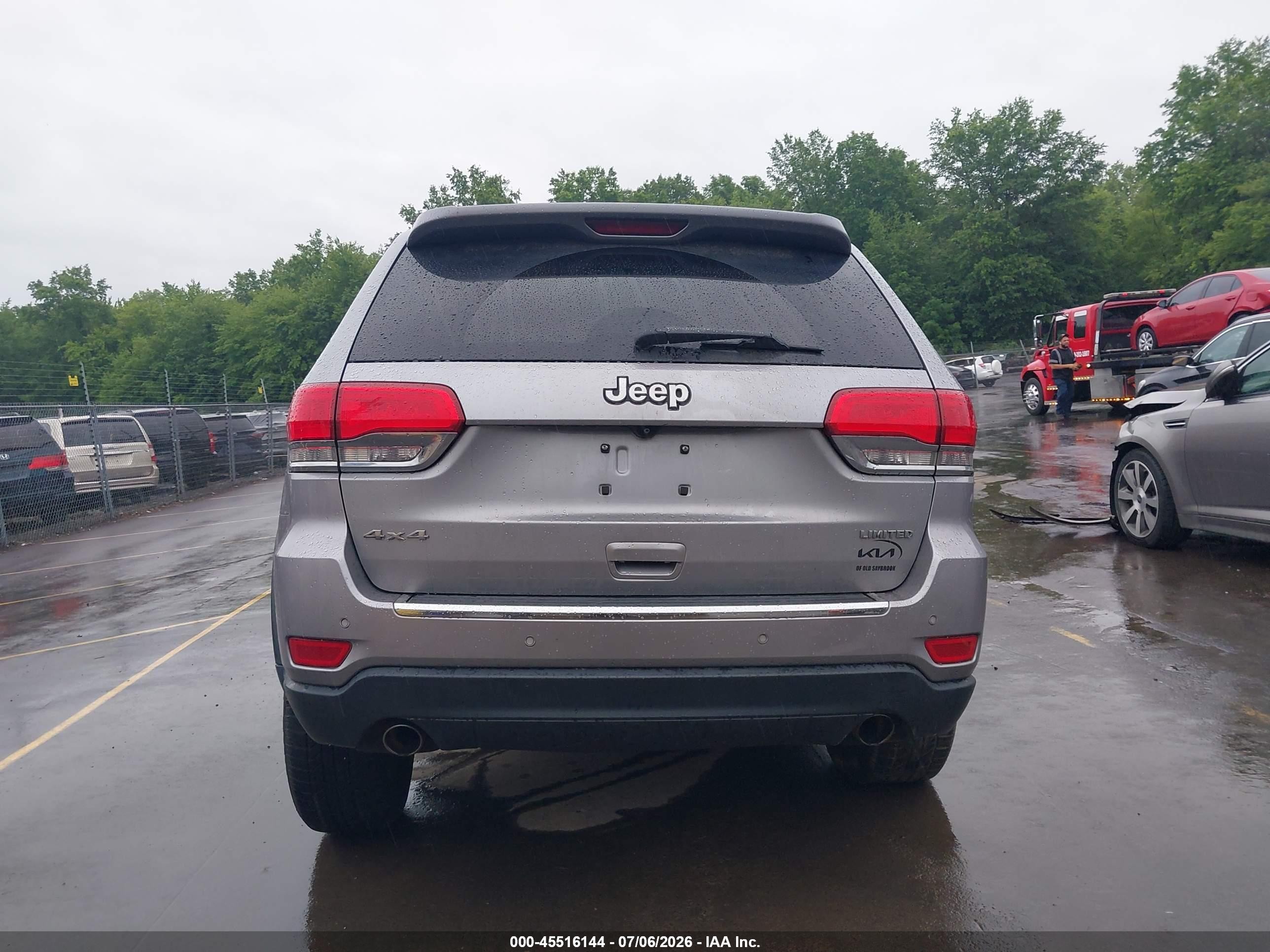 2014 Jeep Grand Cherokee Limited Silver vin: 1C4RJFBG7EC237513