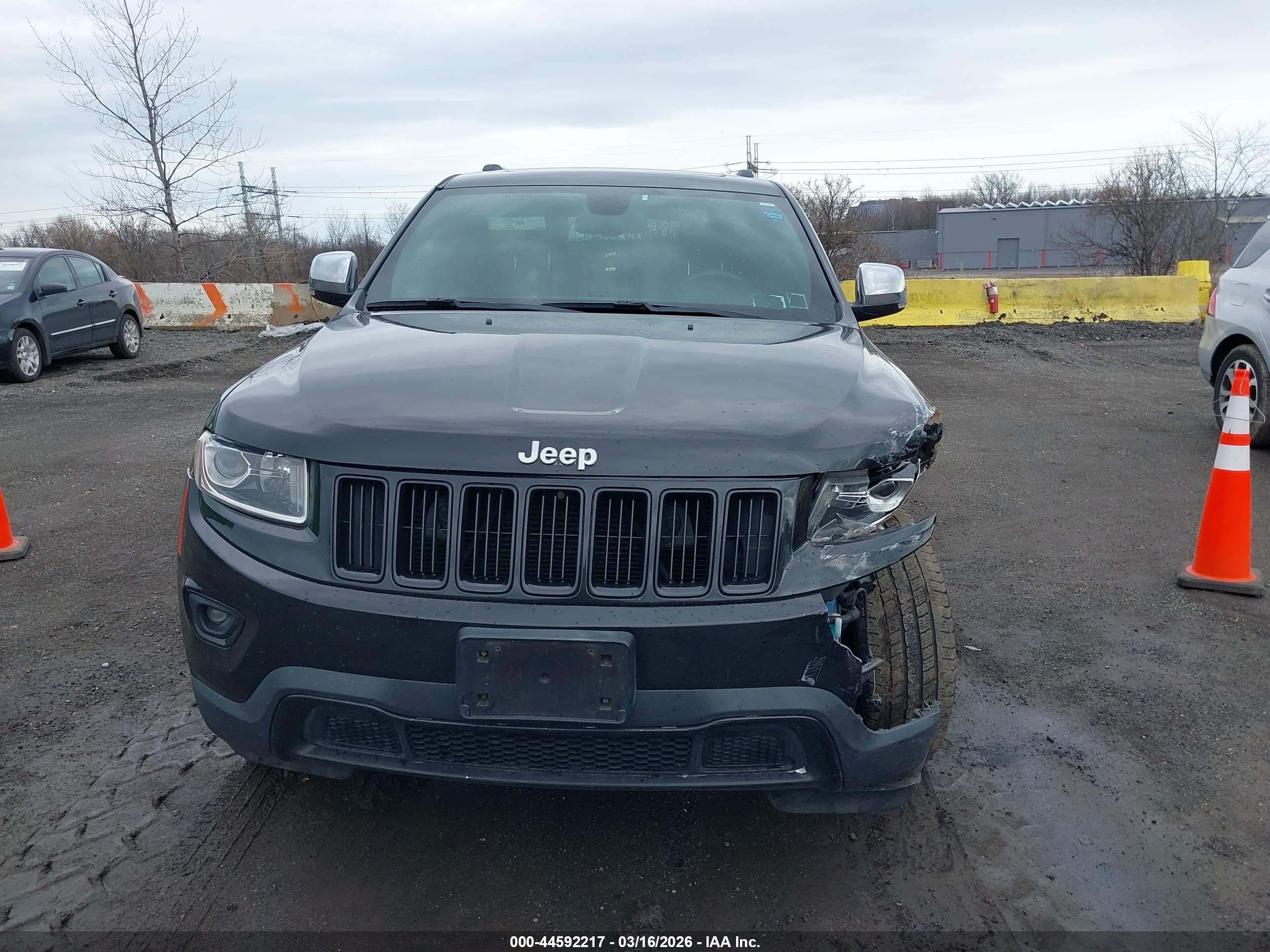 2014 Jeep Grand Cherokee Limited Black vin: 1C4RJFBG7EC238175