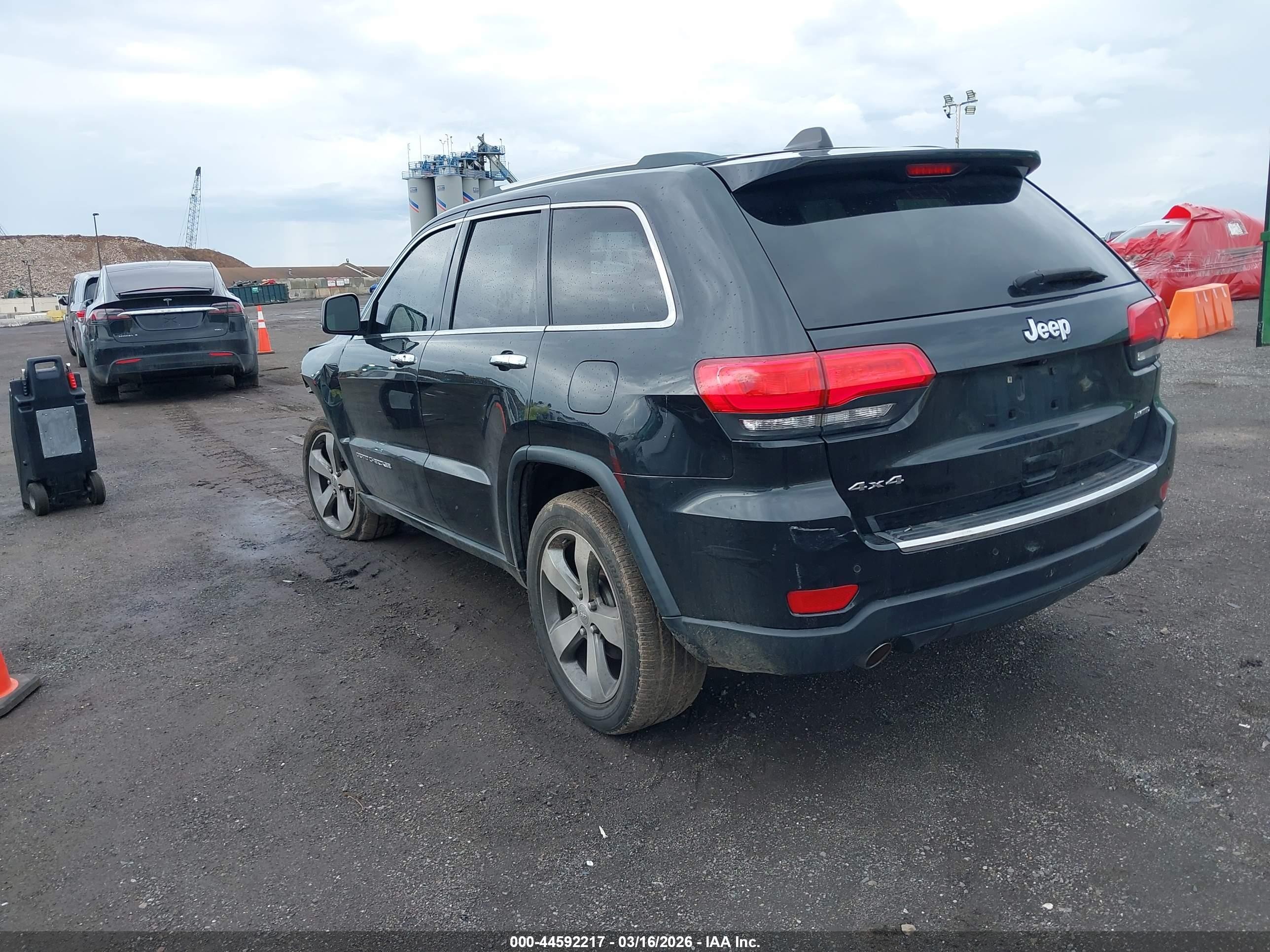 2014 Jeep Grand Cherokee Limited Black vin: 1C4RJFBG7EC238175