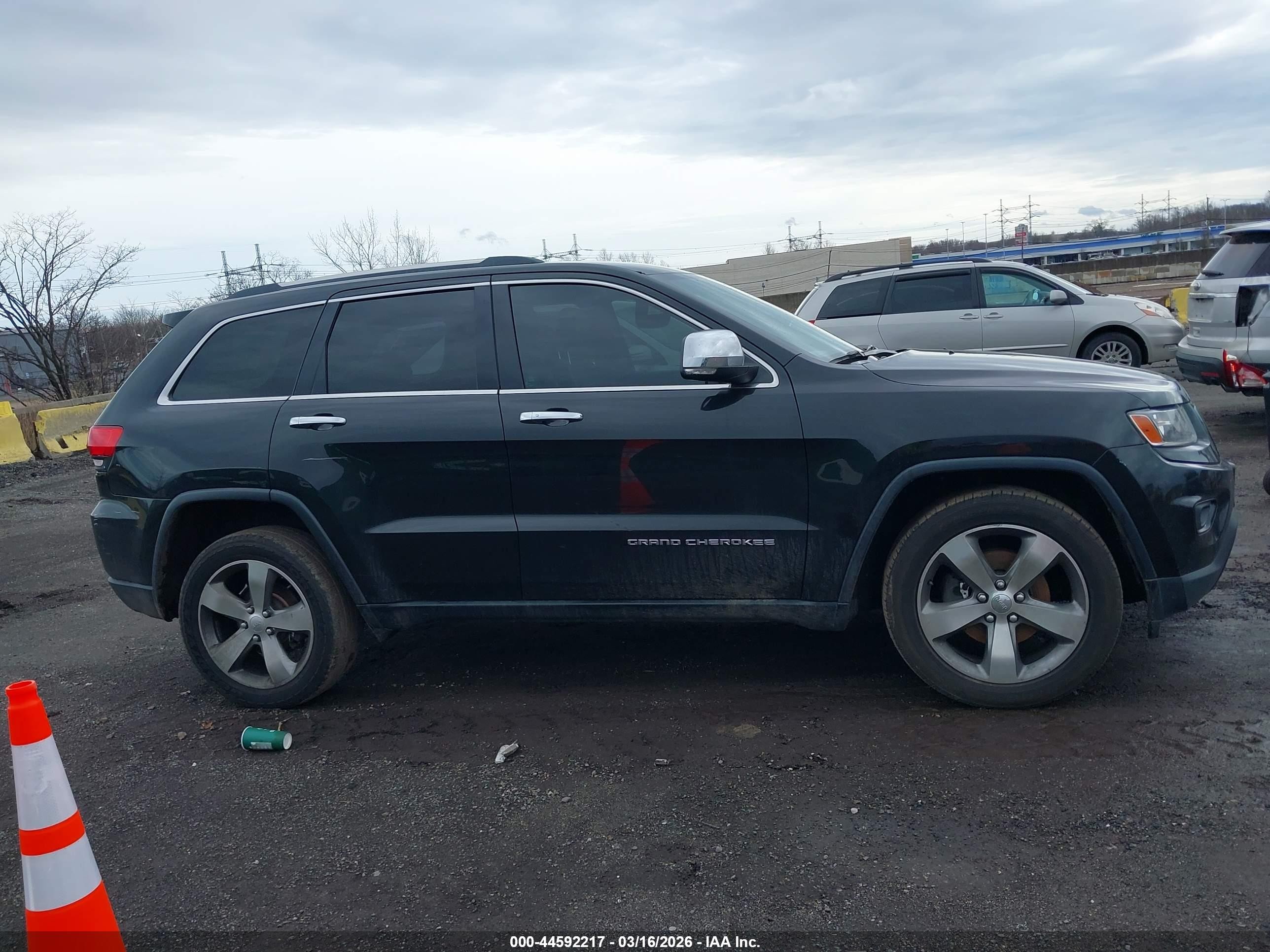2014 Jeep Grand Cherokee Limited Black vin: 1C4RJFBG7EC238175