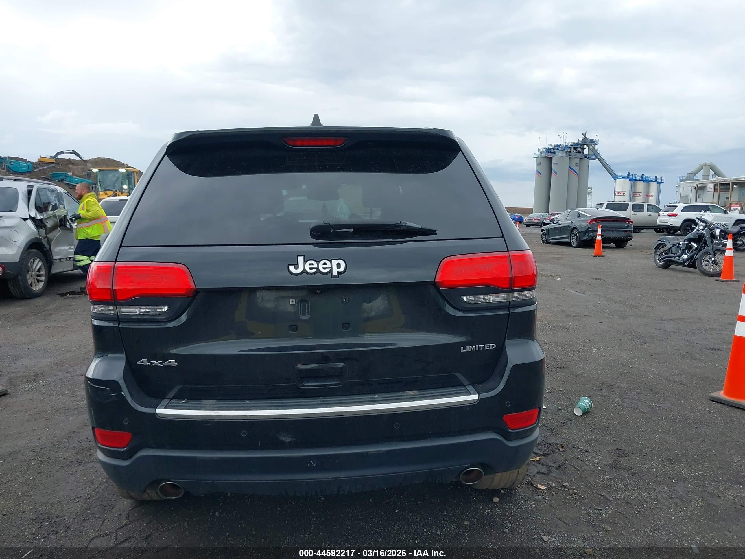 2014 Jeep Grand Cherokee Limited Black vin: 1C4RJFBG7EC238175