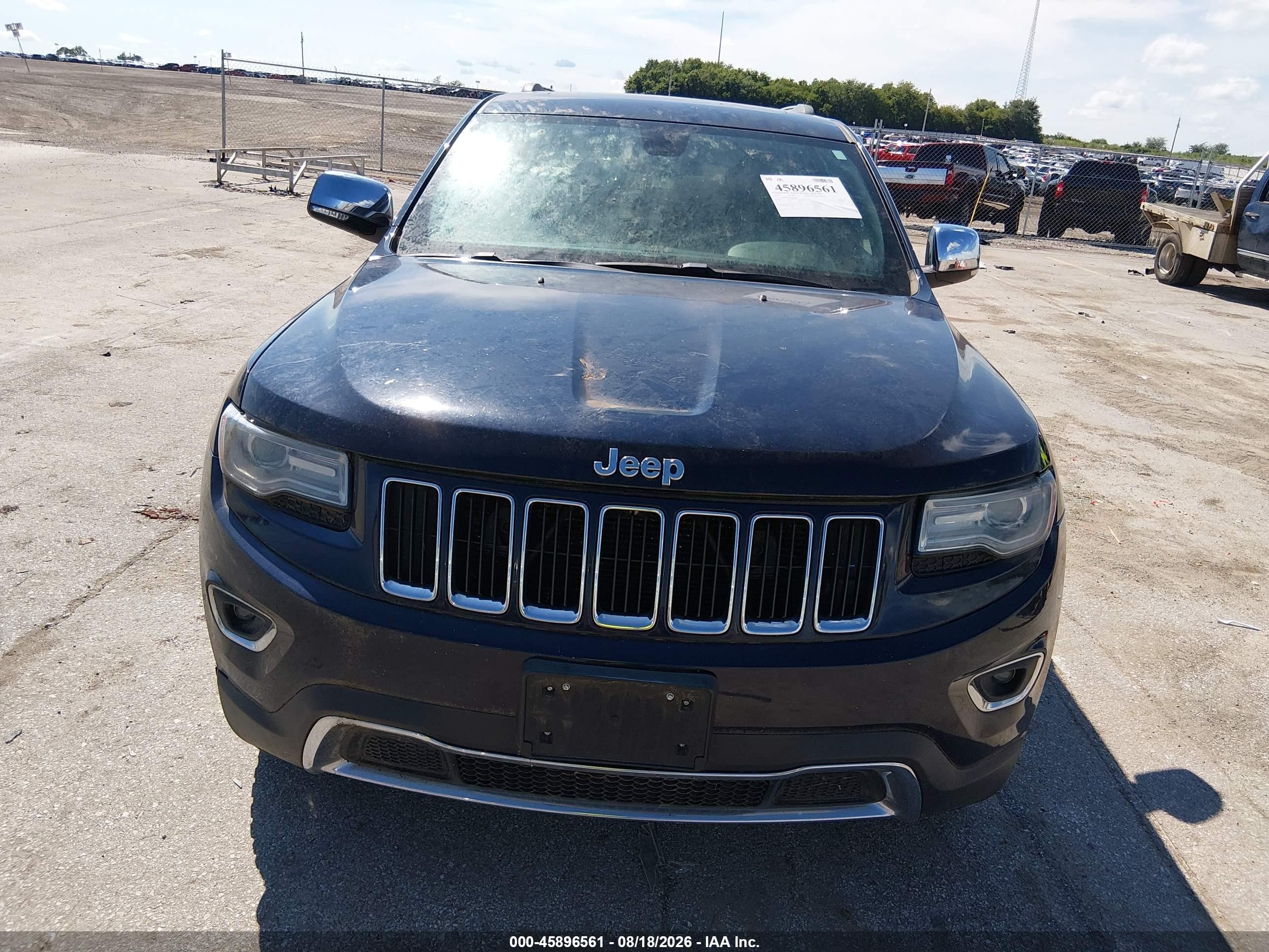 2014 Jeep Grand Cherokee Limited Синий vin: 1C4RJFBG7EC264193