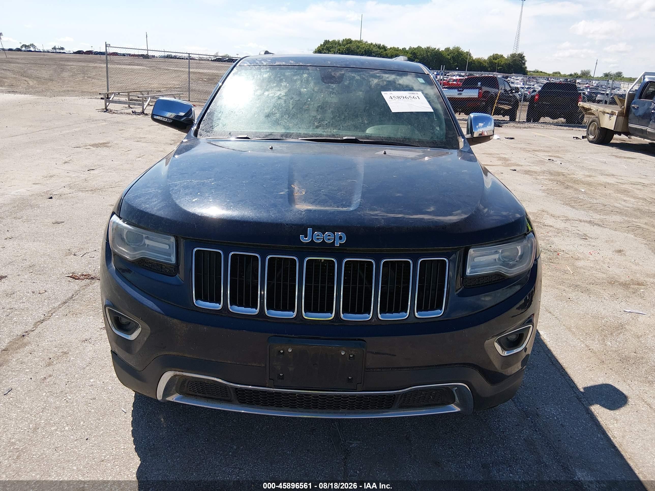 2014 Jeep Grand Cherokee Limited Синий vin: 1C4RJFBG7EC264193
