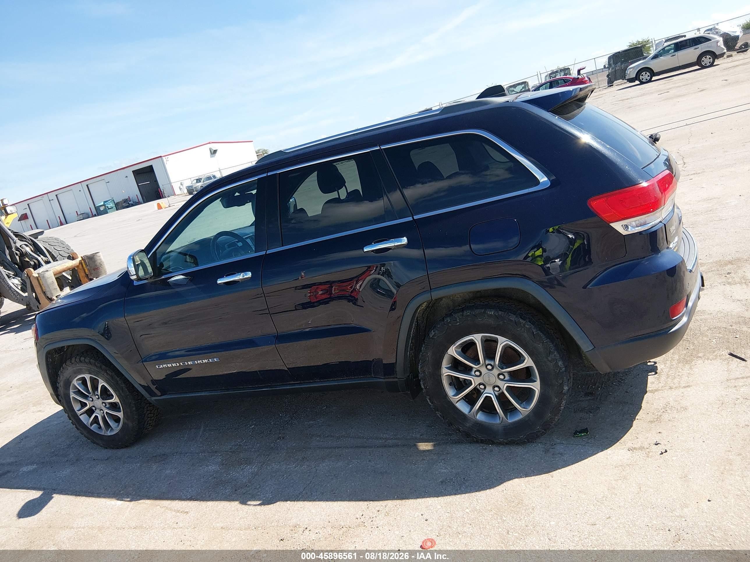 2014 Jeep Grand Cherokee Limited Синий vin: 1C4RJFBG7EC264193