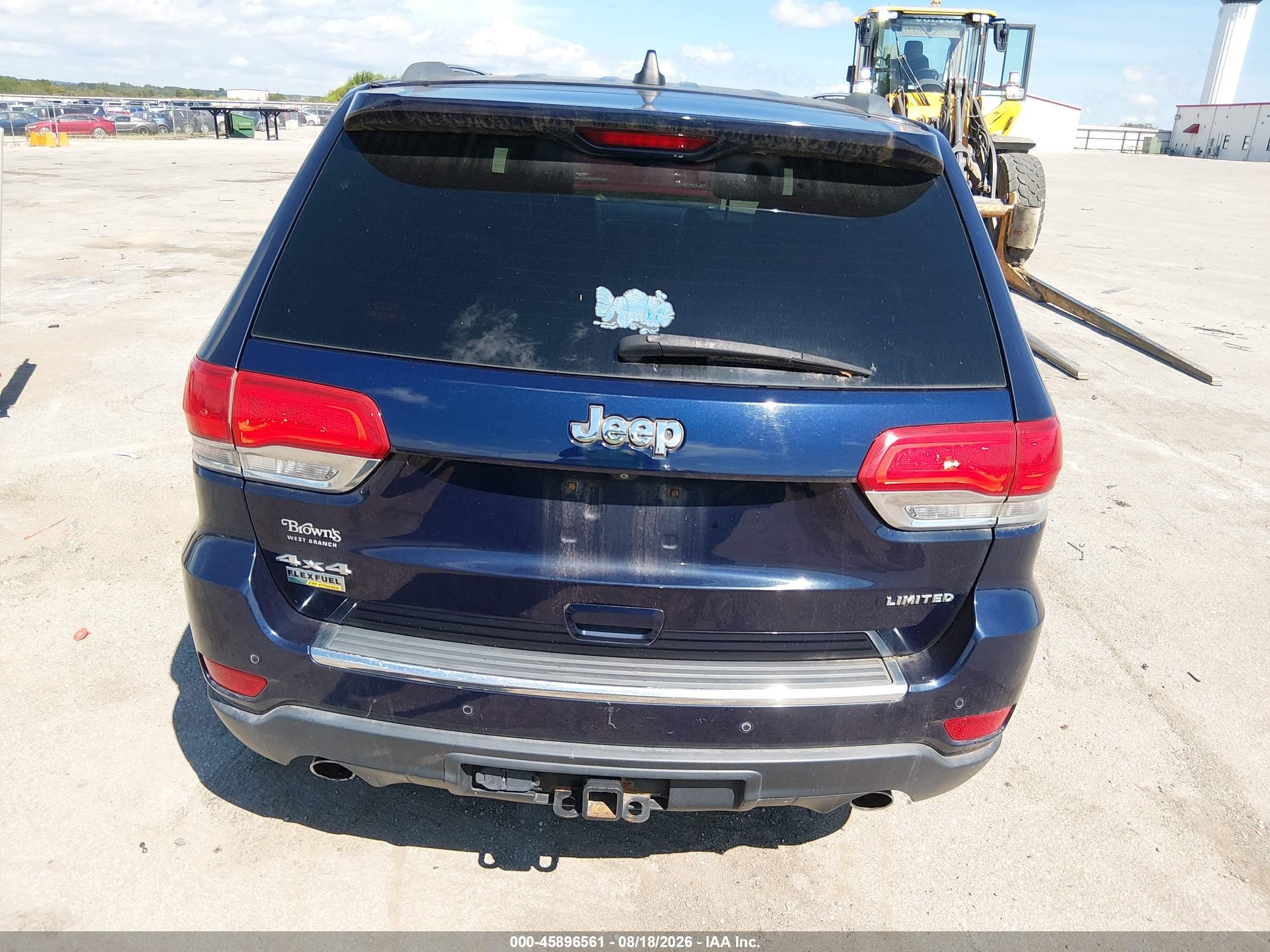 2014 Jeep Grand Cherokee Limited Синий vin: 1C4RJFBG7EC264193